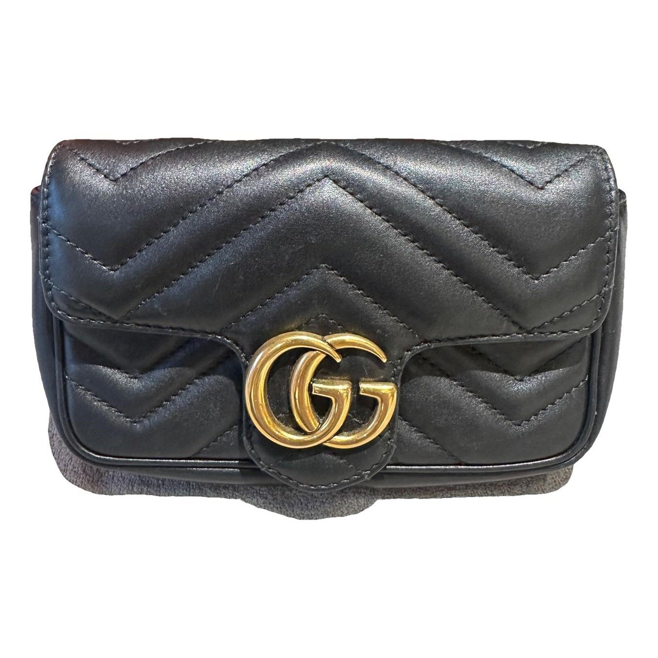 GG Marmont Flap leather crossbody bag