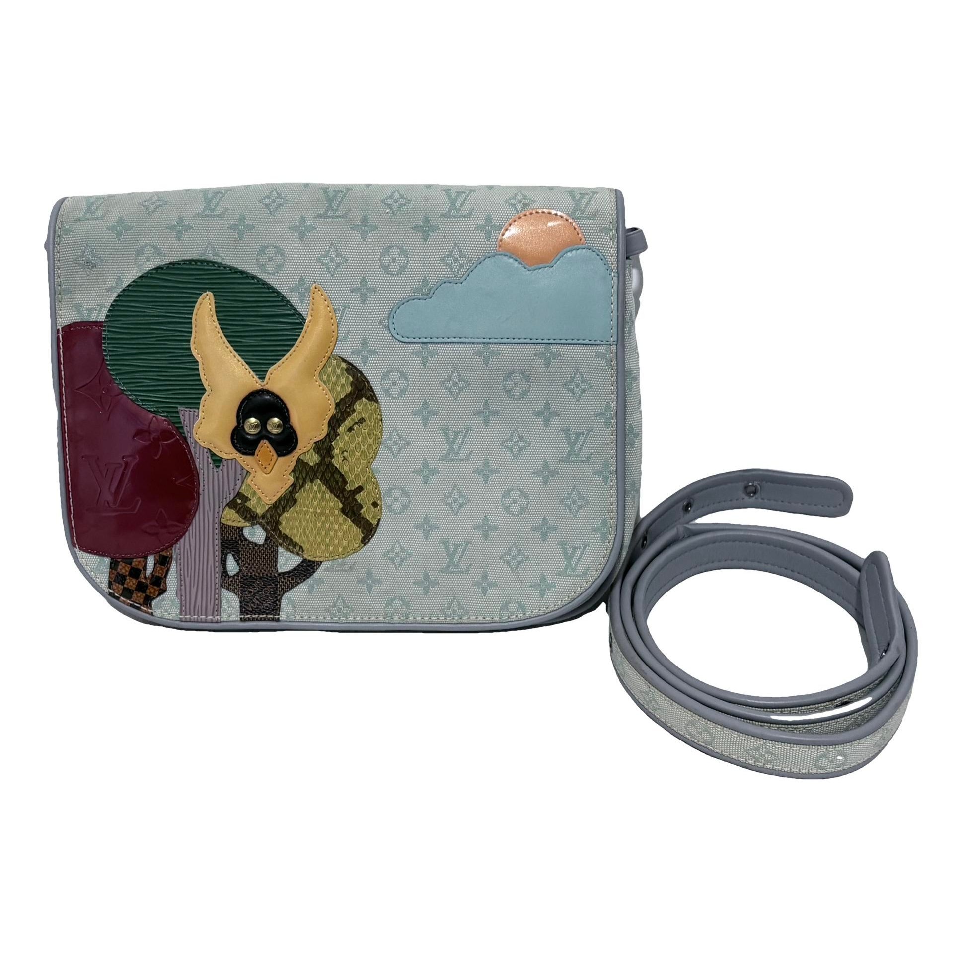 Conte de fées leather crossbody bag