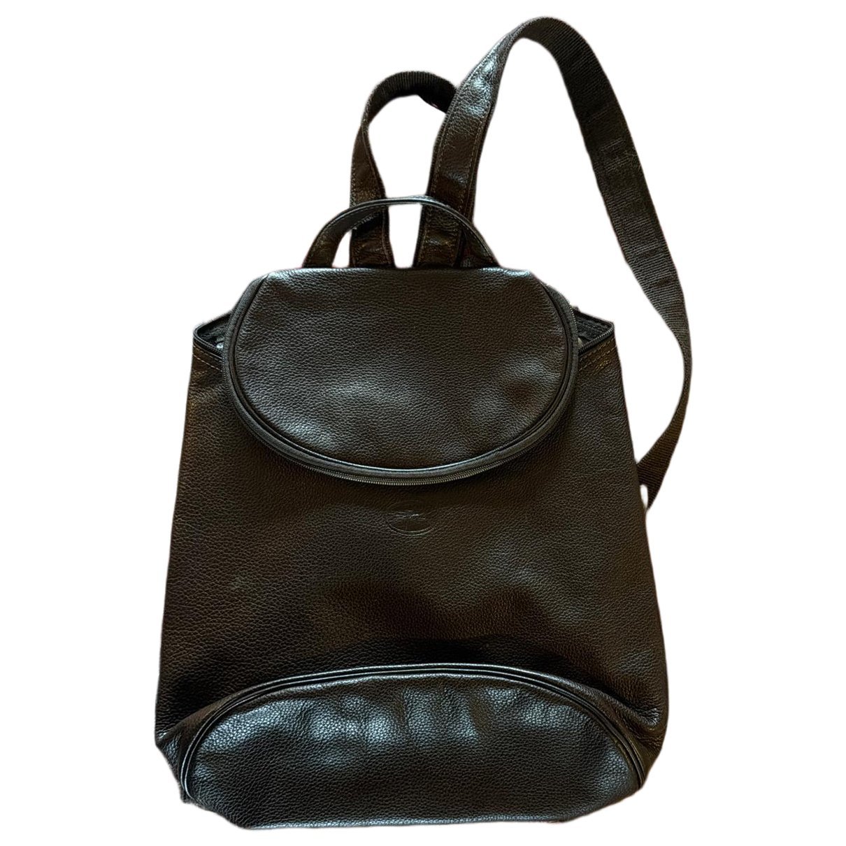 Leather backpack