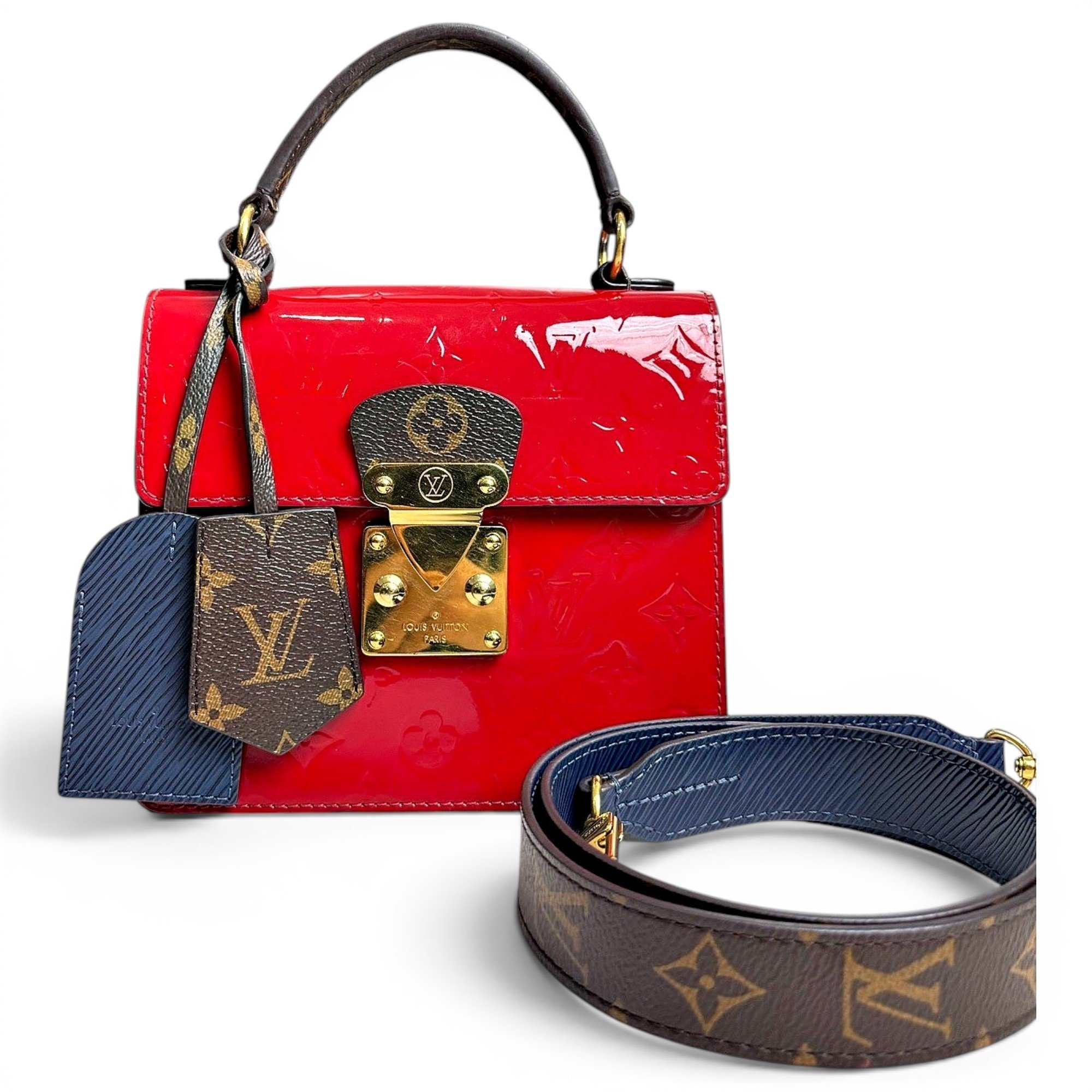 Spring street leather handbag