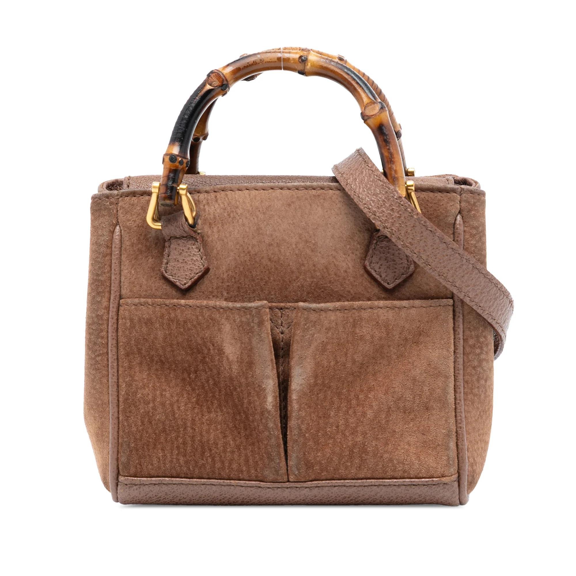 Bamboo leather satchel