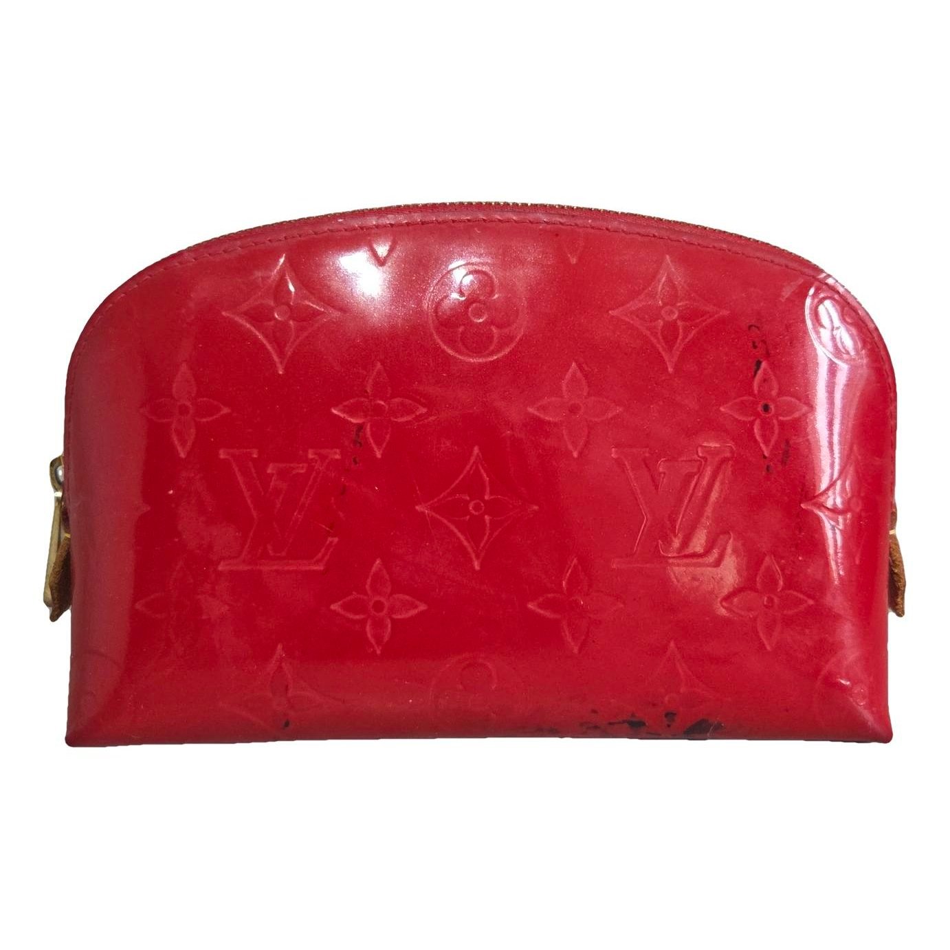 Patent leather clutch bag