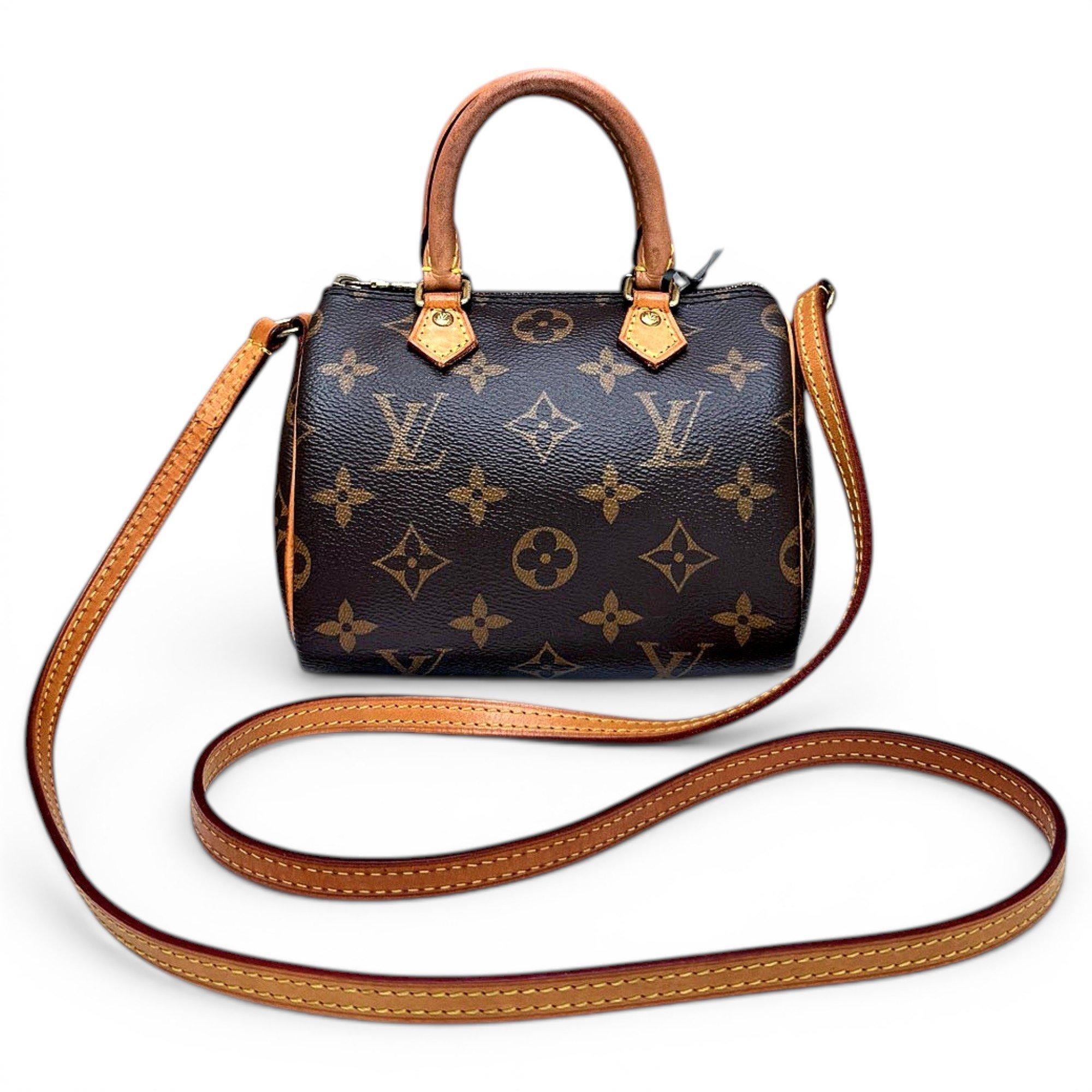 Speedy leather handbag