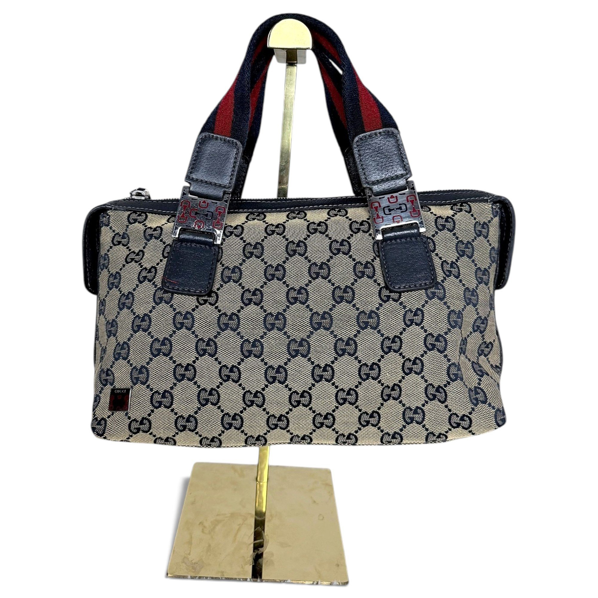 Ophidia Boston leather handbag