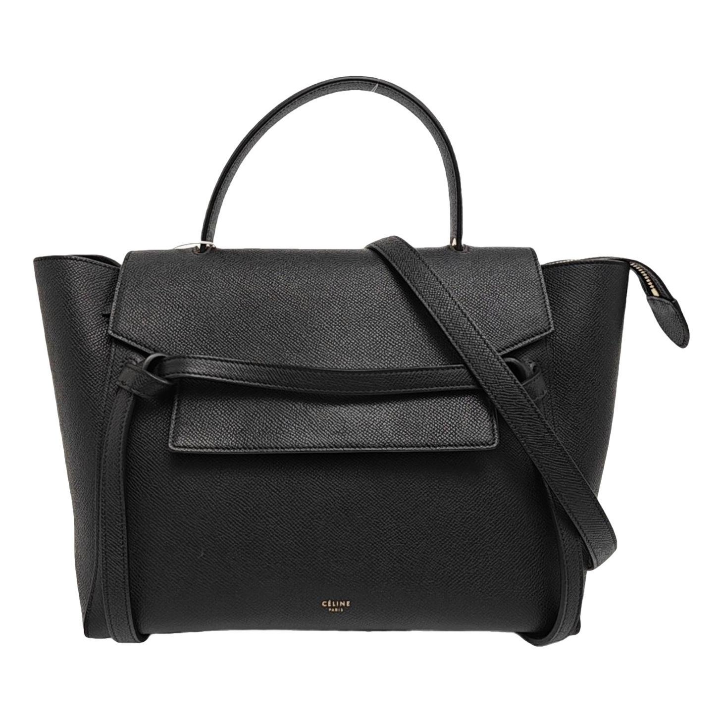 Belt leather handbag