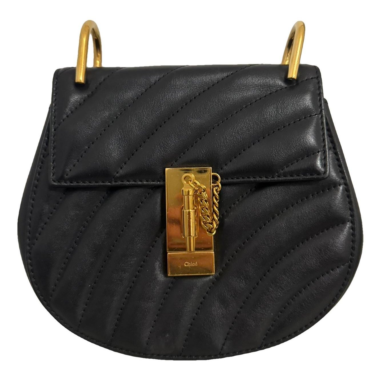 Drew leather handbag