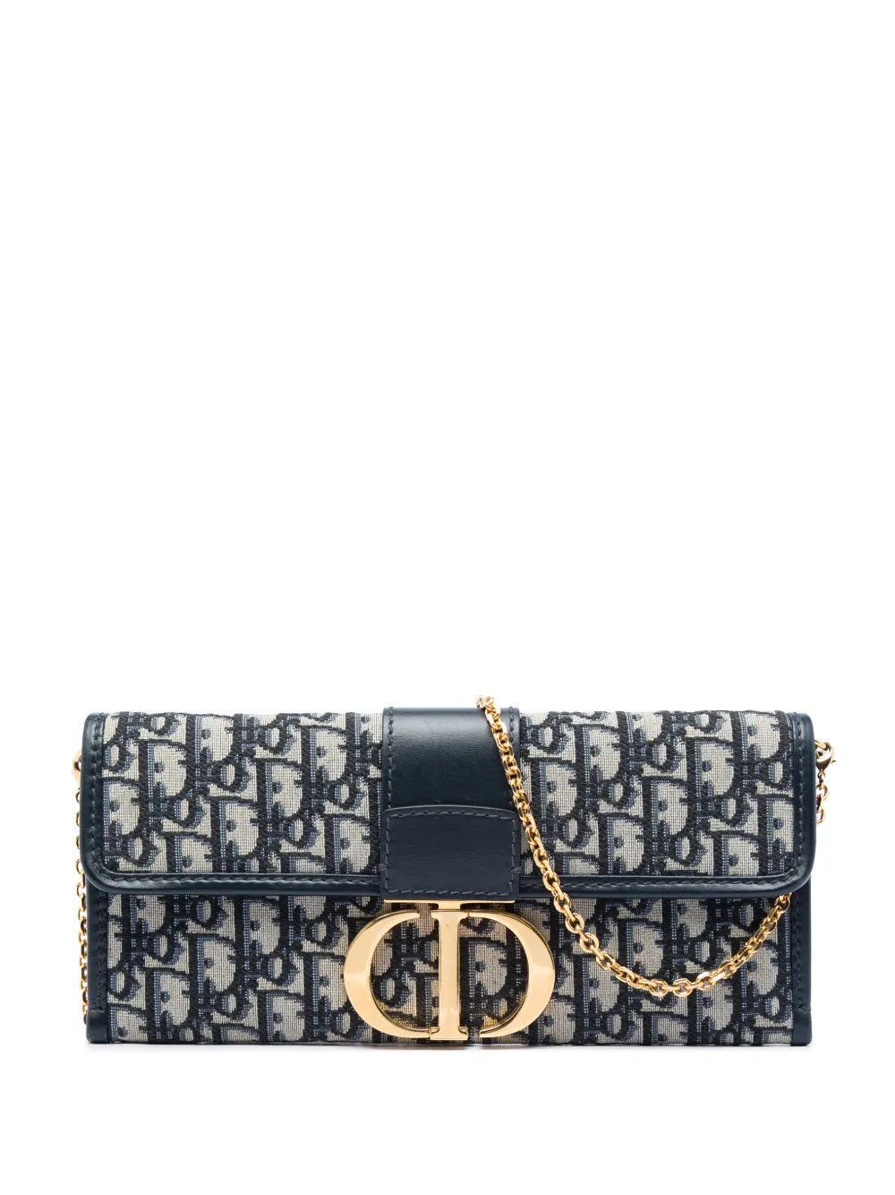 2019 Oblique Canvas 30 Montaigne Clutch With Chain crossbody bag