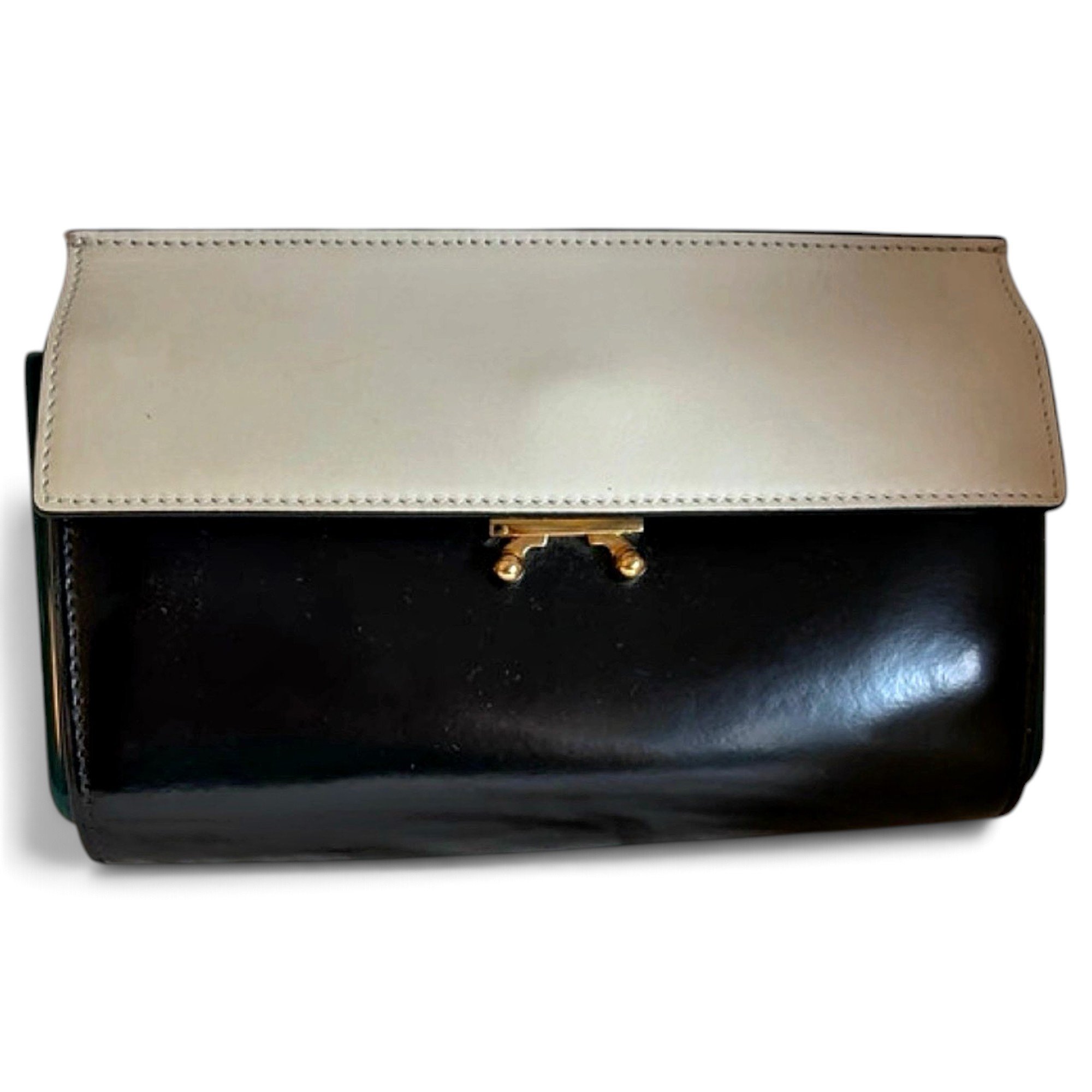 Marni Monile leather clutch bag