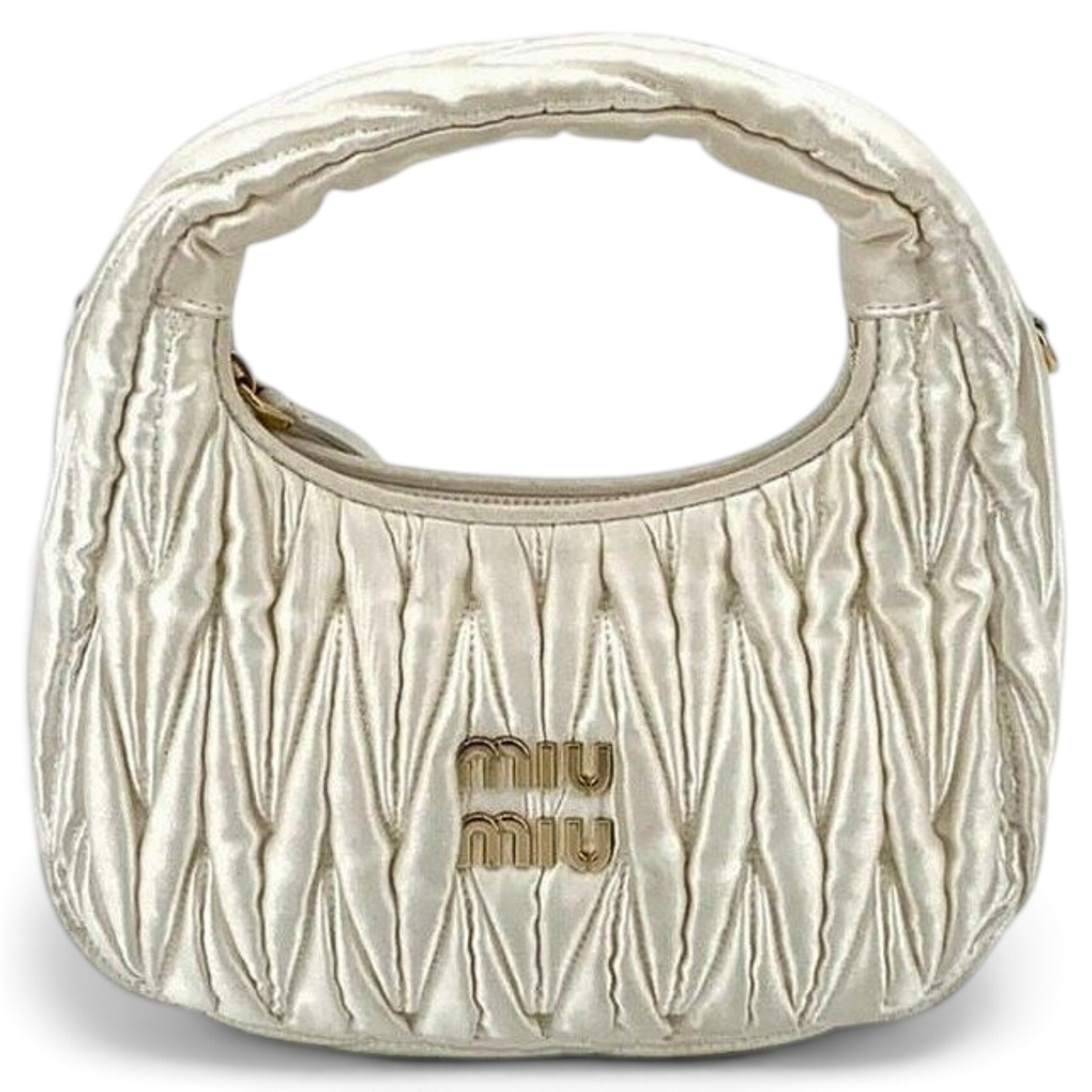 Miu Miu Matelassé cloth crossbody bag