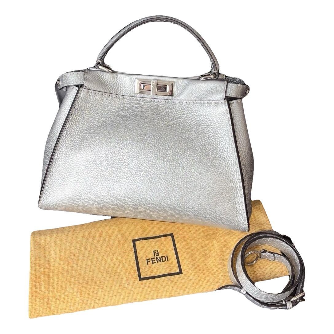 Peekaboo leather handbag