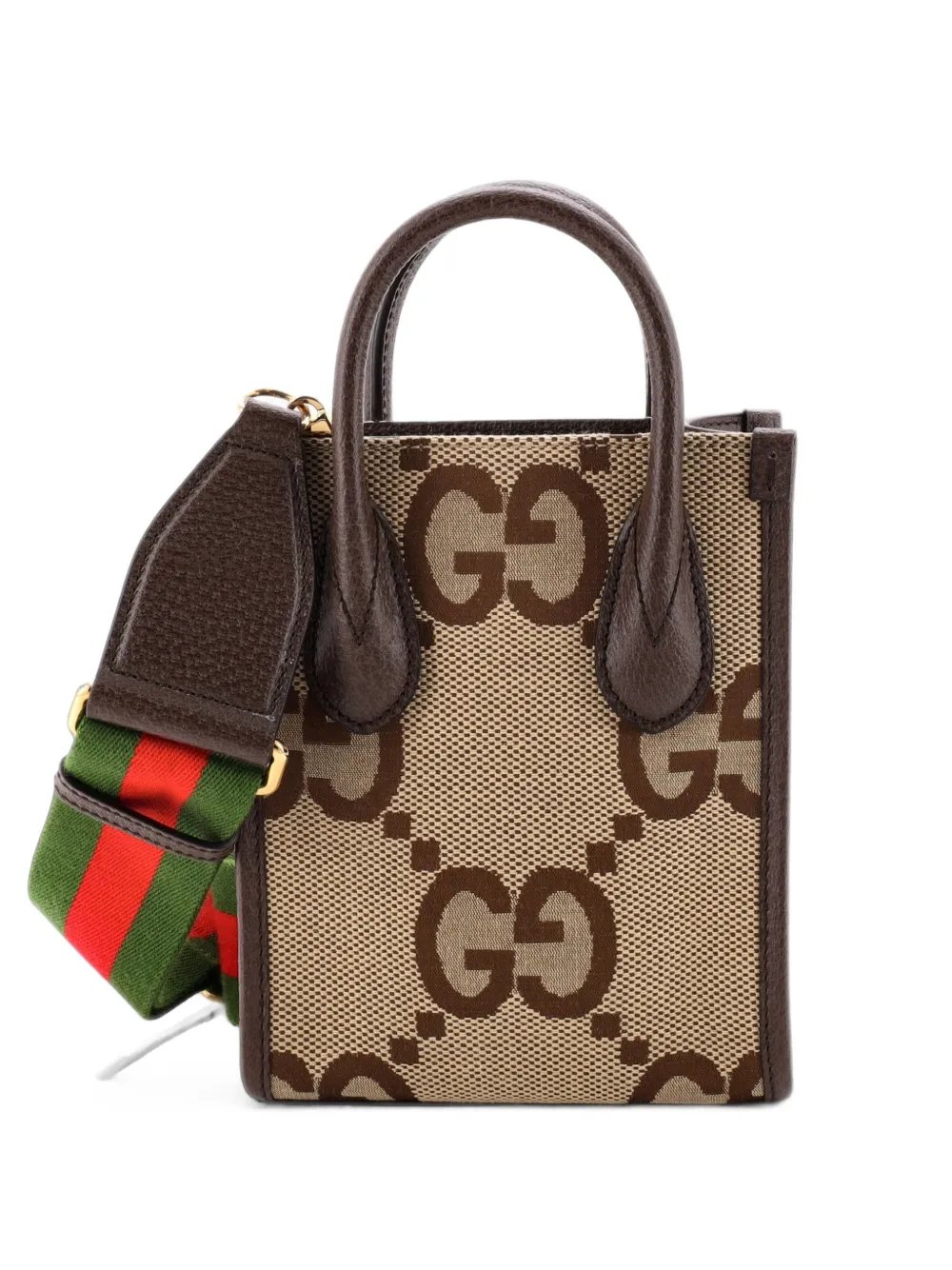 Vertical Tote Jumbo GG Canvas Mini crossbody bag