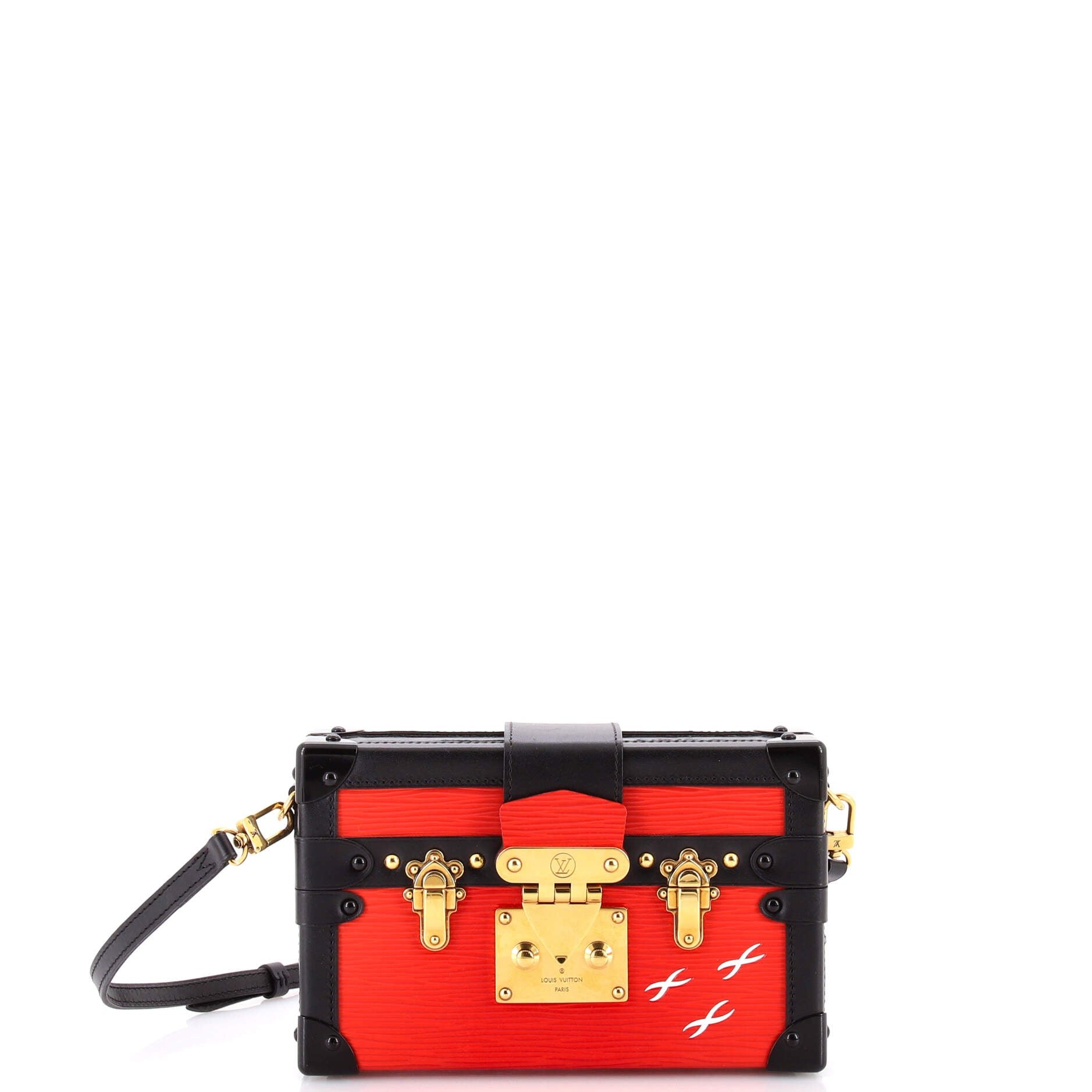 Louis Vuitton Petite Malle Handbag Epi Leather