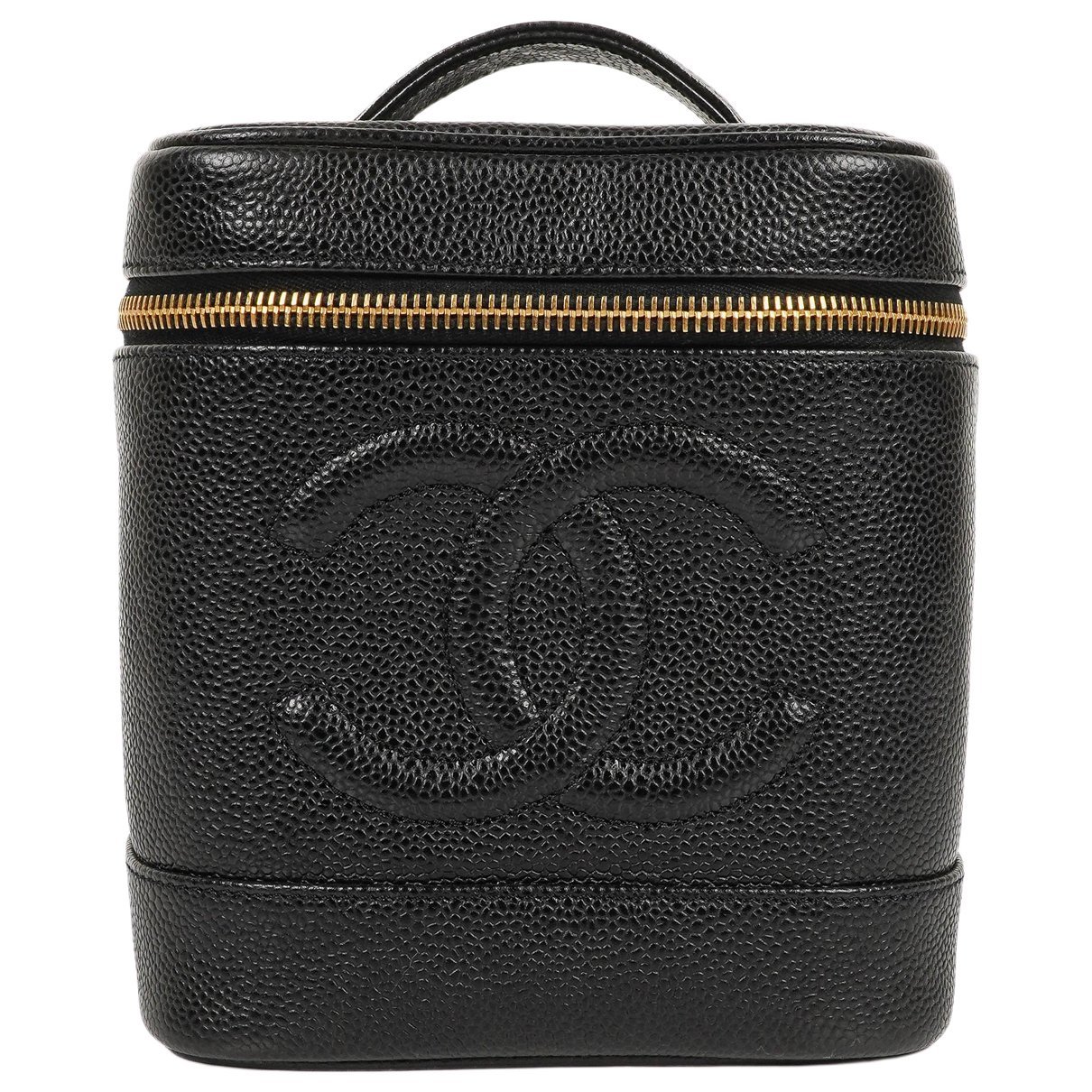 Vanity leather handbag