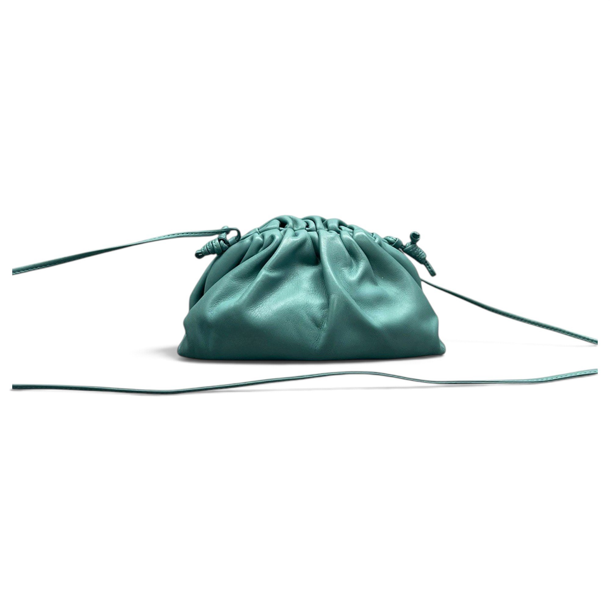Pouch leather crossbody bag