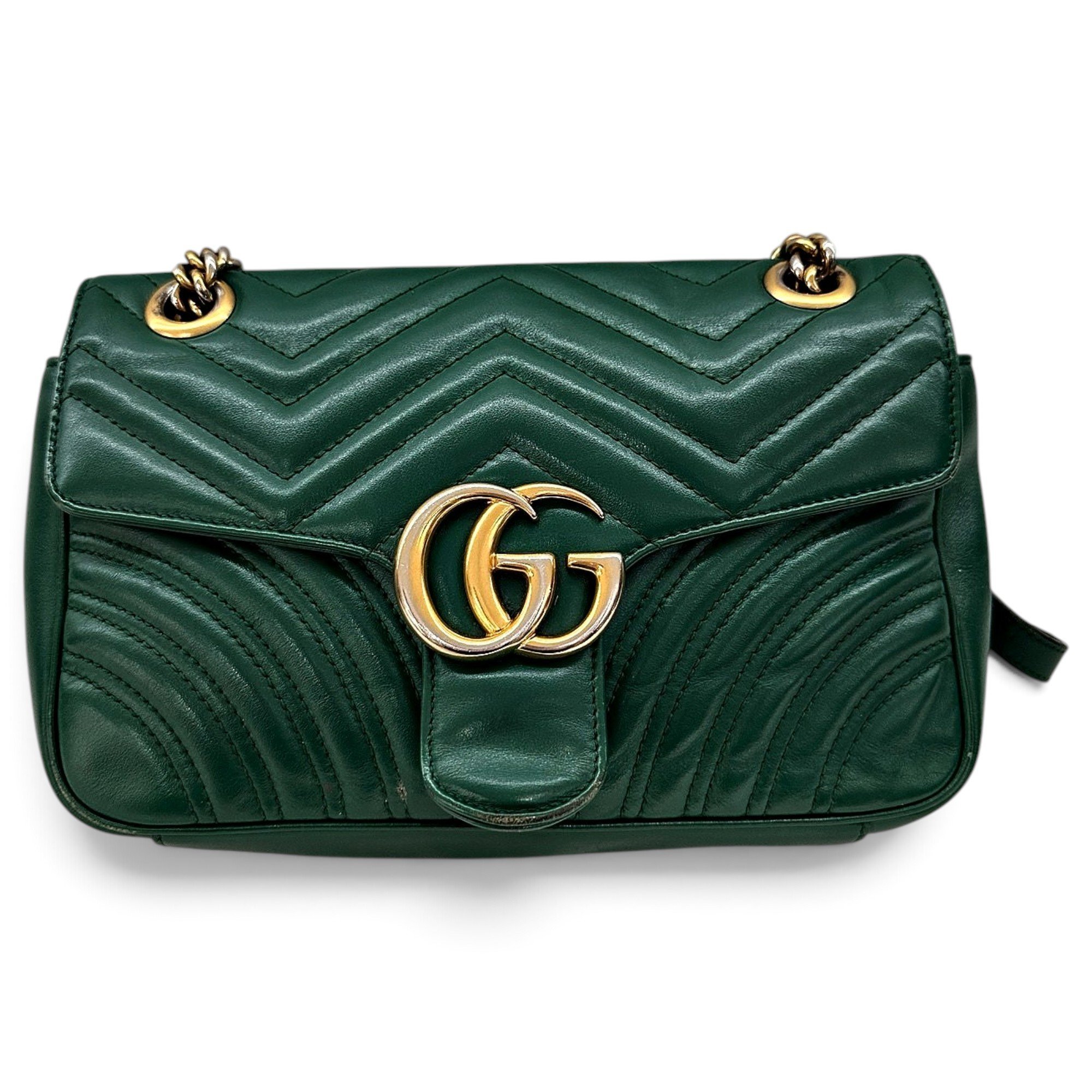 GG Marmont Flap leather handbag
