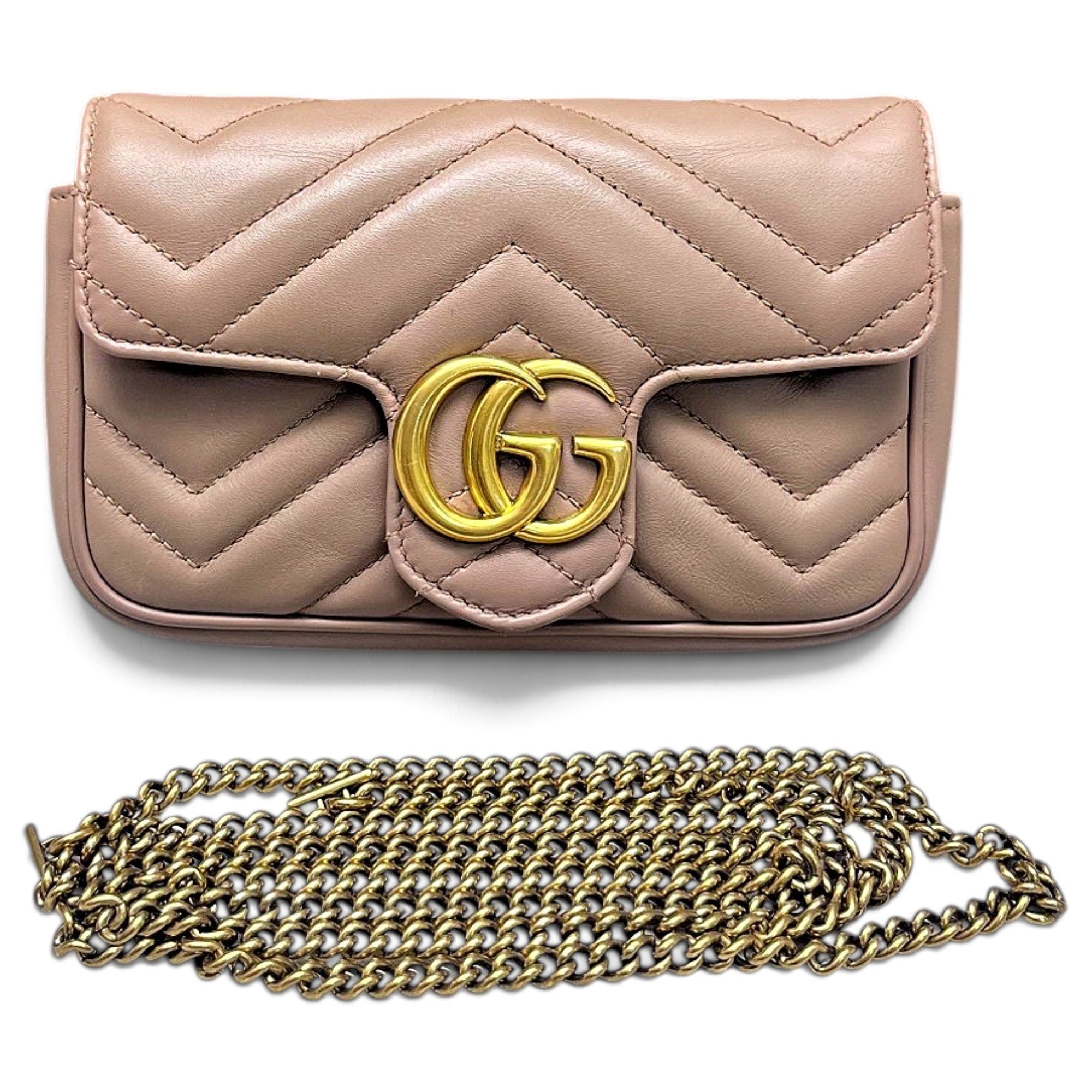 GG Marmont Flap leather crossbody bag