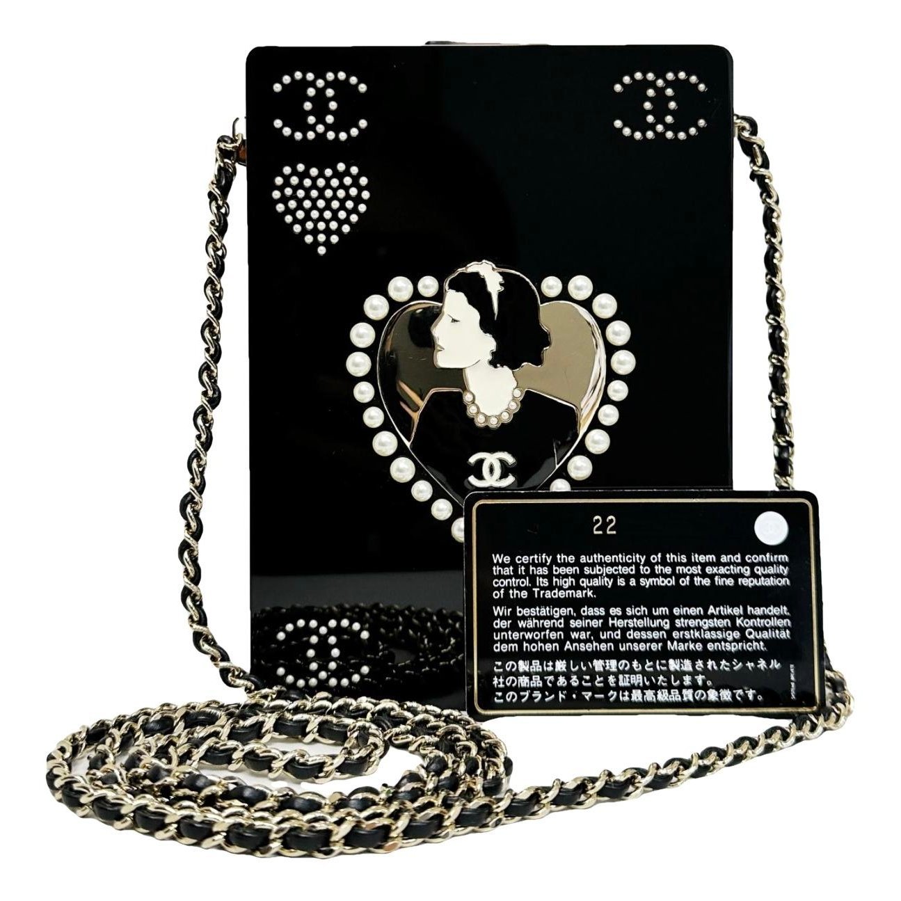Leather clutch bag
