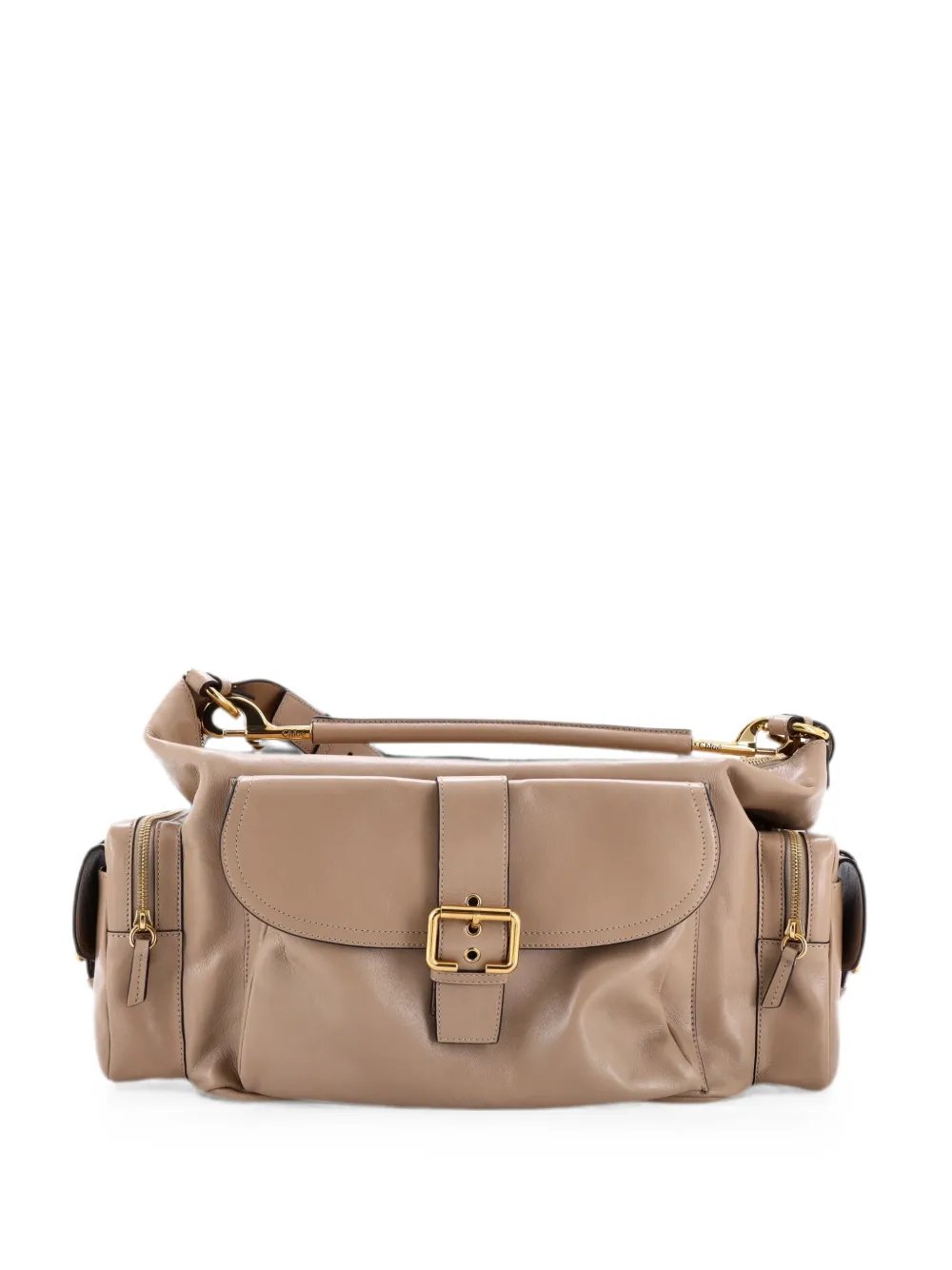 Camera Leather Large shoulder bag