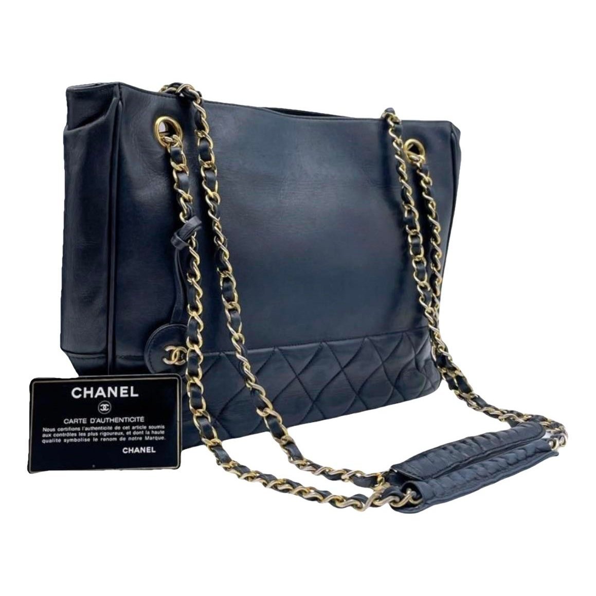 Leather tote