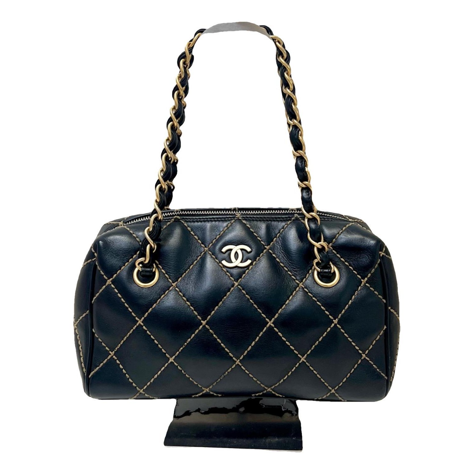 Bowling Bag leather handbag