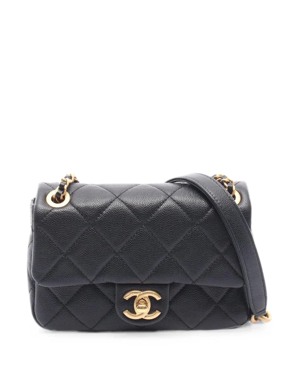 2021s mini Matelassé flap shoulder bag