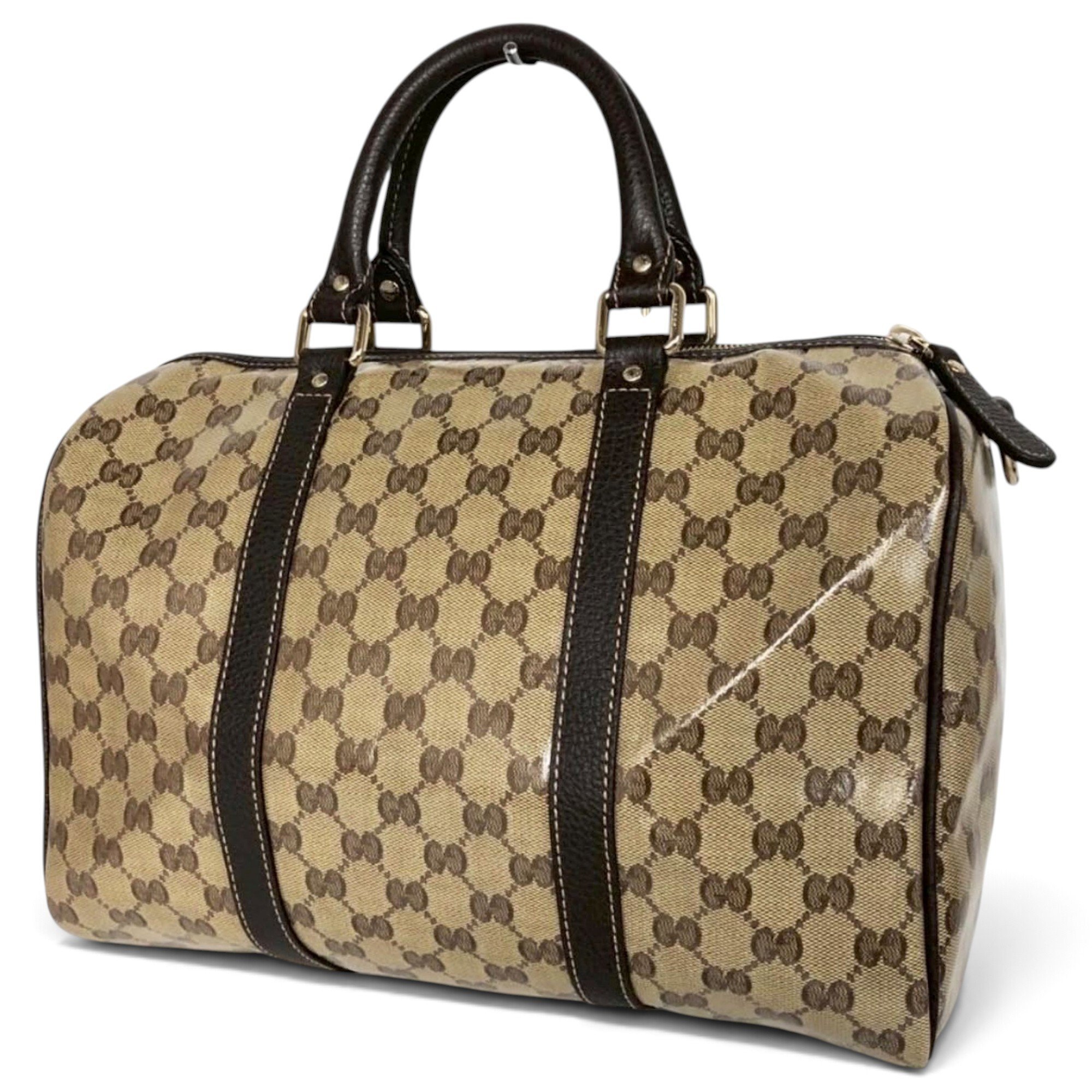 Boston leather handbag