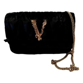 Versace Virtus velvet handbag