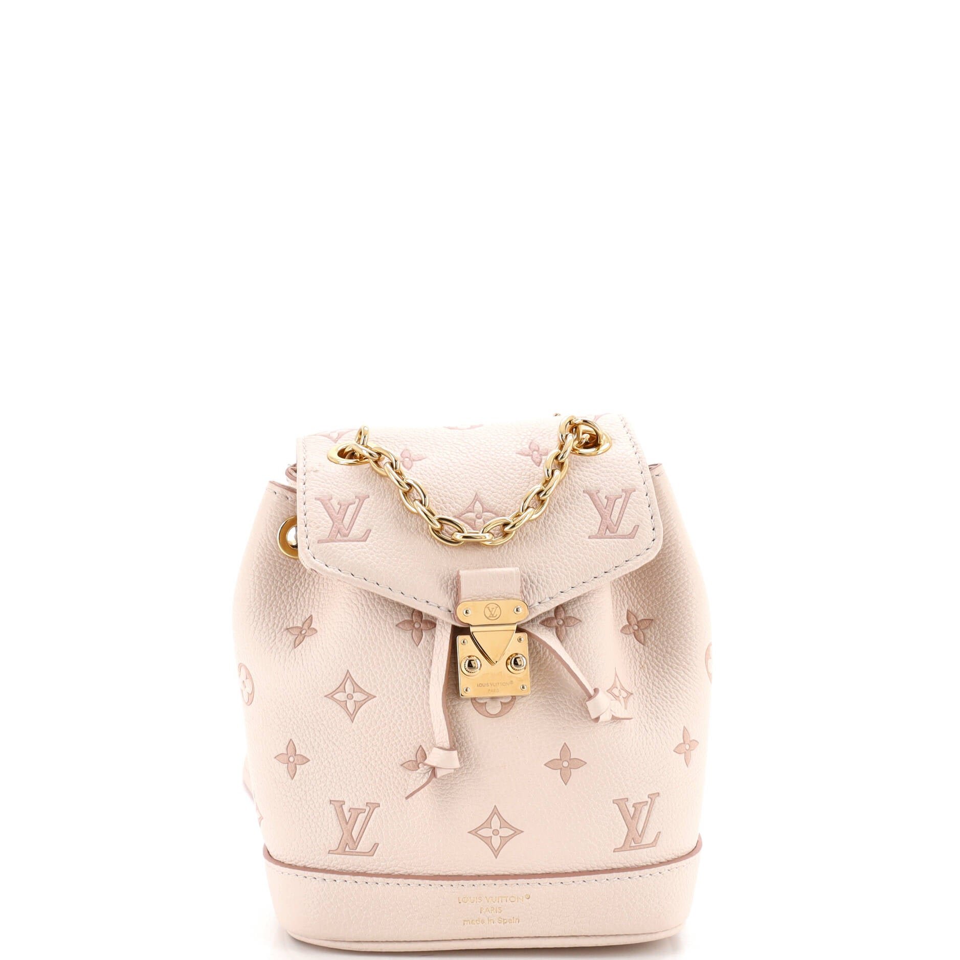 Noe Backpack Outline Monogram Empreinte Leather Nano