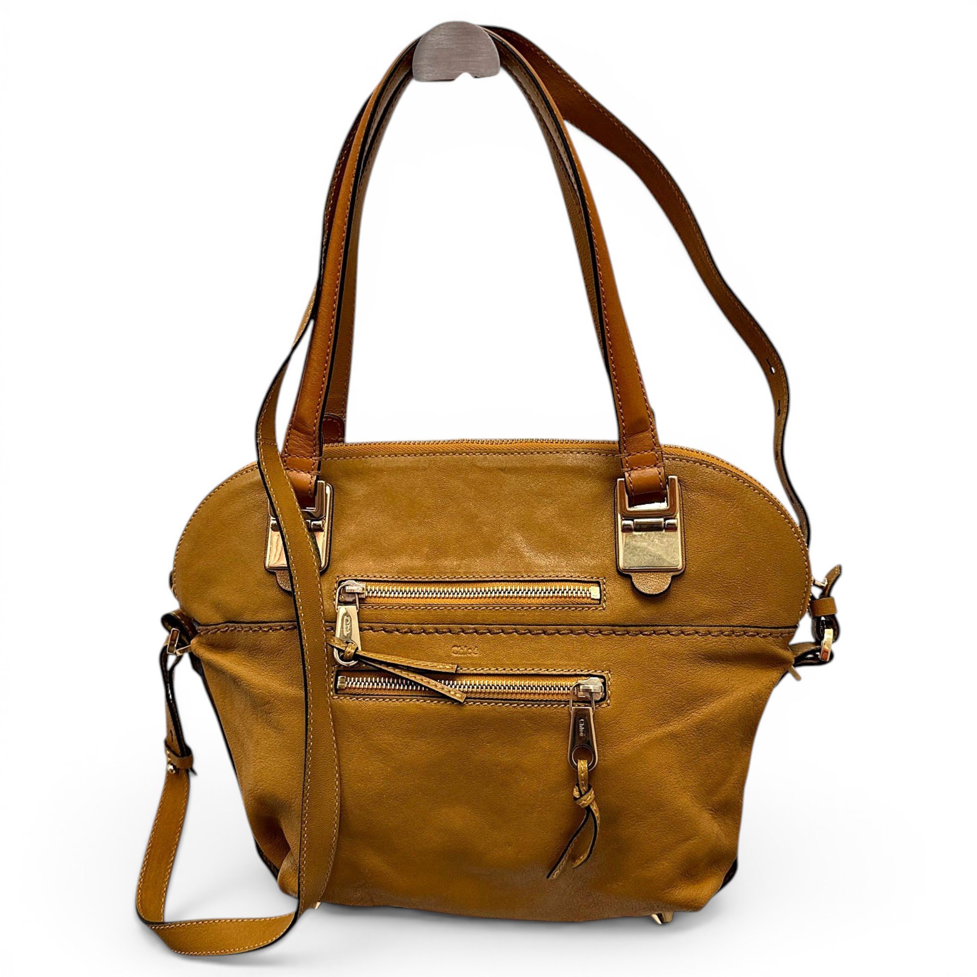 Leather handbag