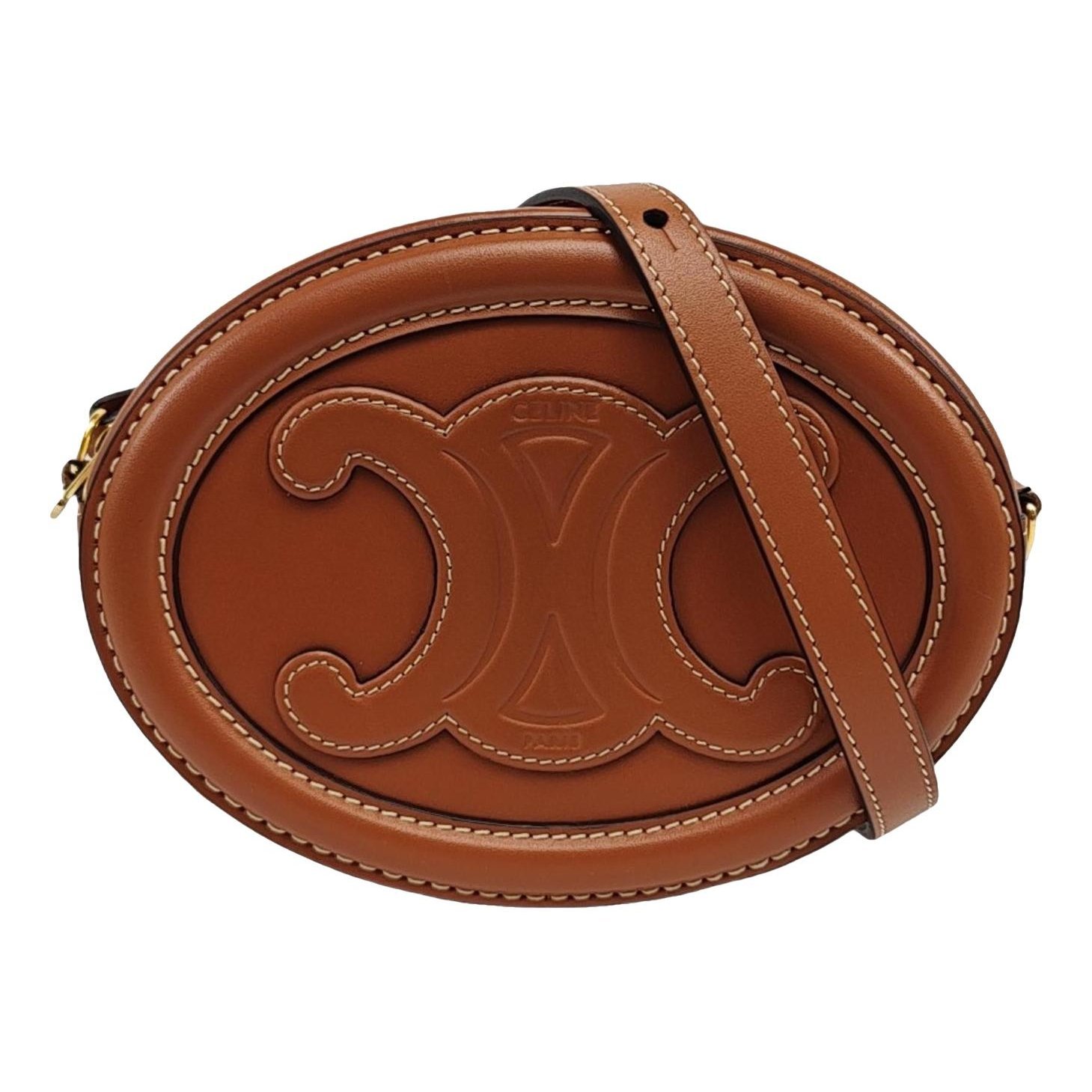 Triomphe leather handbag