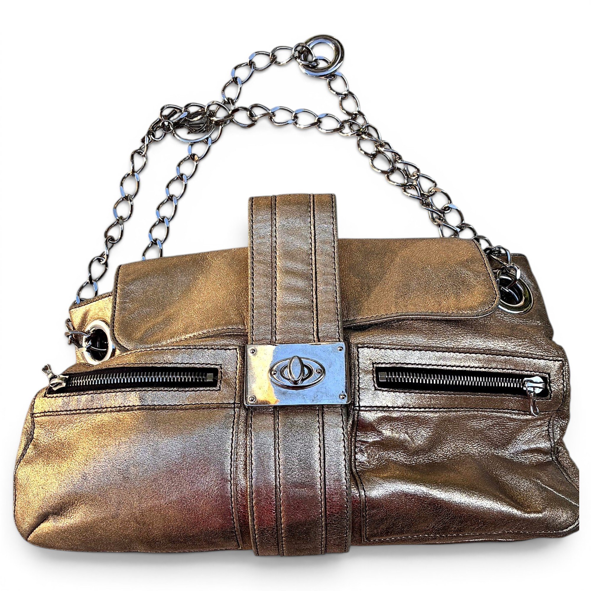 Leather handbag