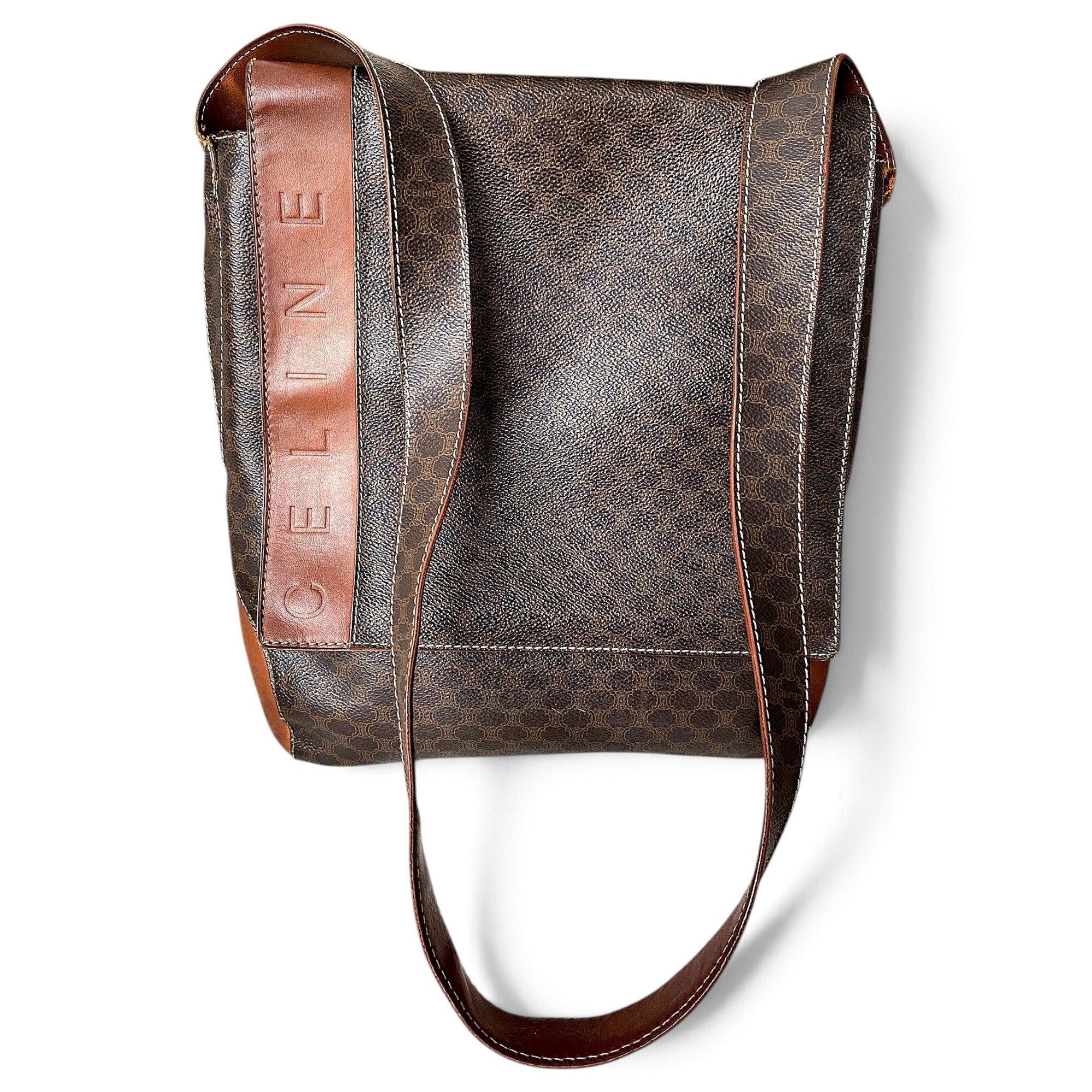 Triomphe leather crossbody bag