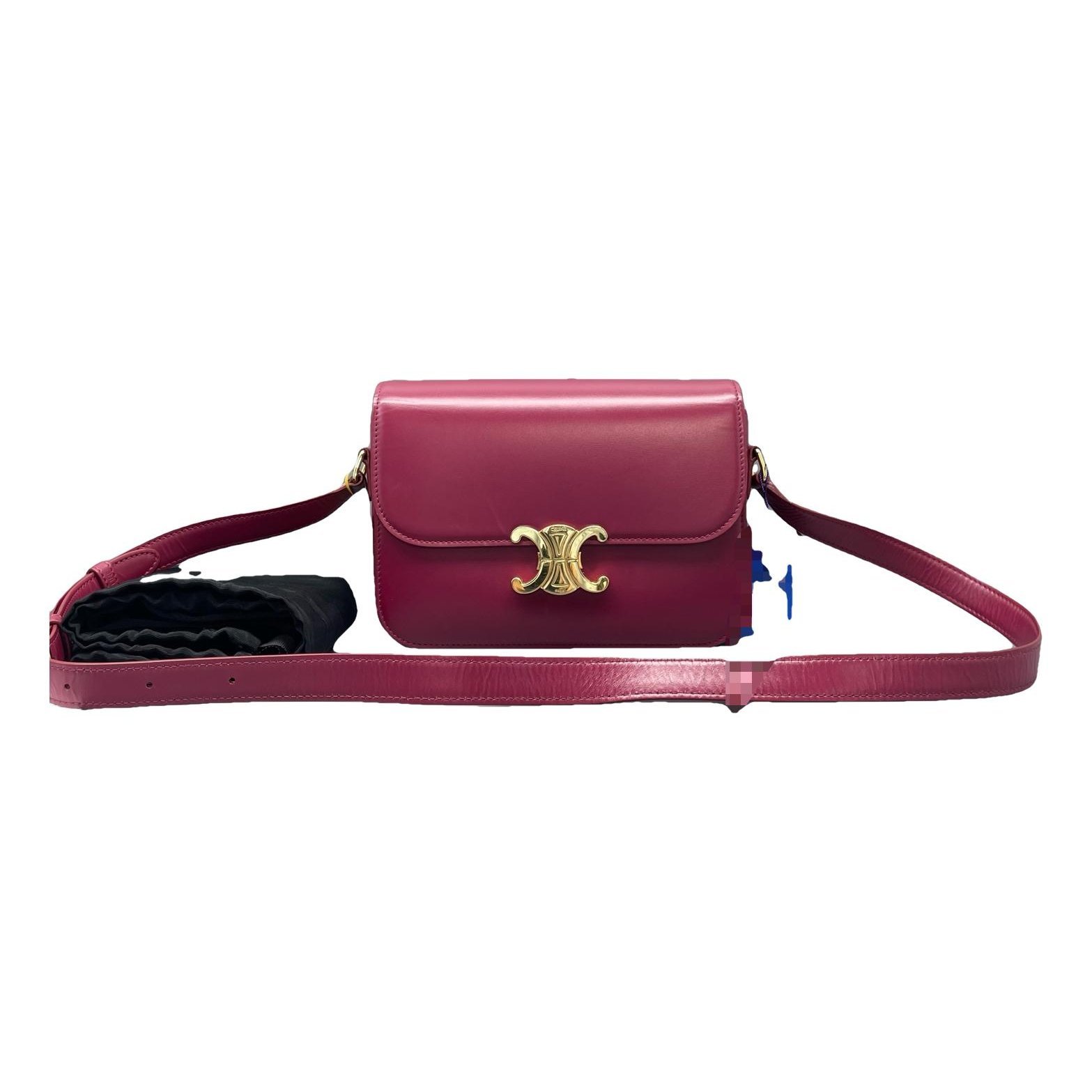 Triomphe leather handbag