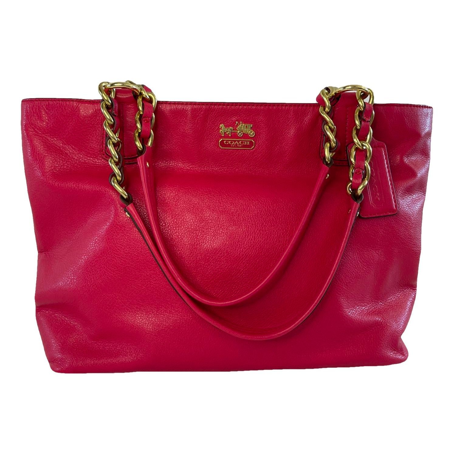 CITY ZIP TOTE leather tote