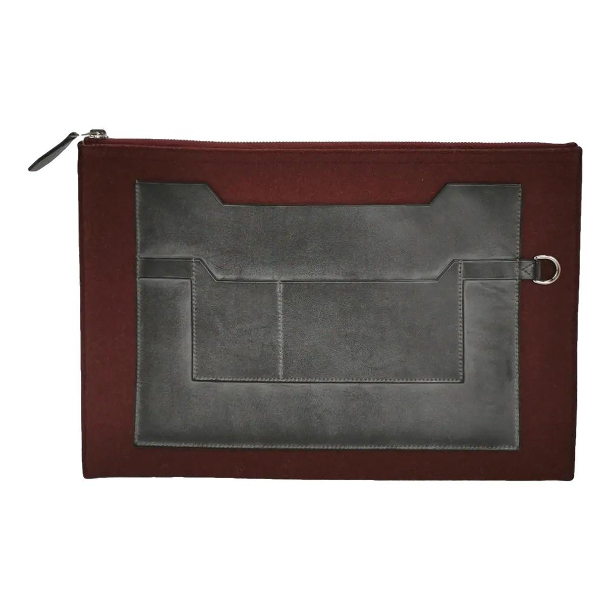 Wool clutch bag