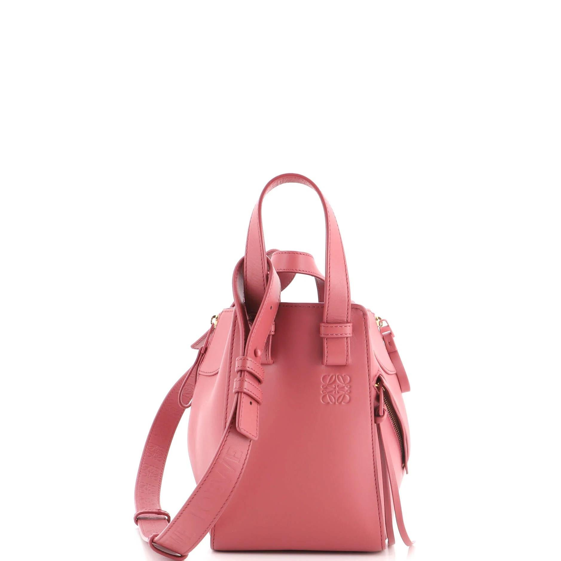 Hammock leather crossbody bag