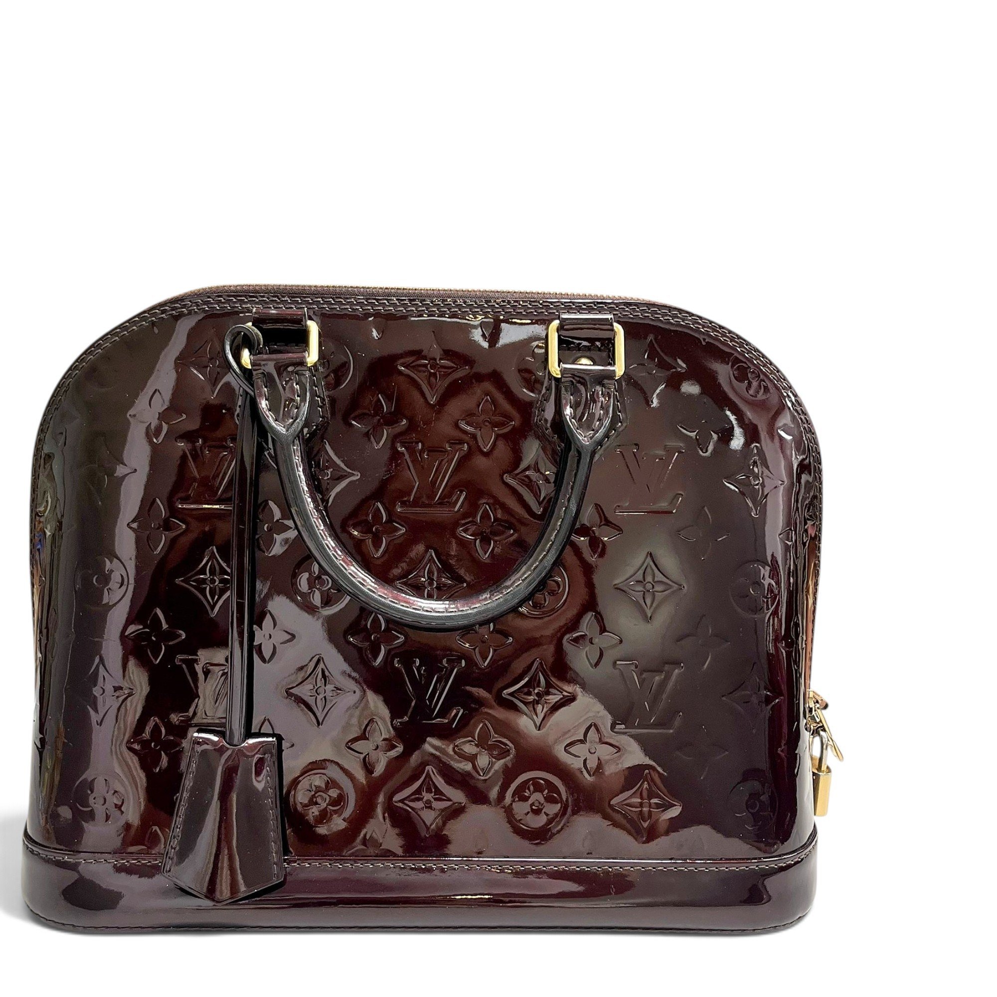Alma patent leather handbag