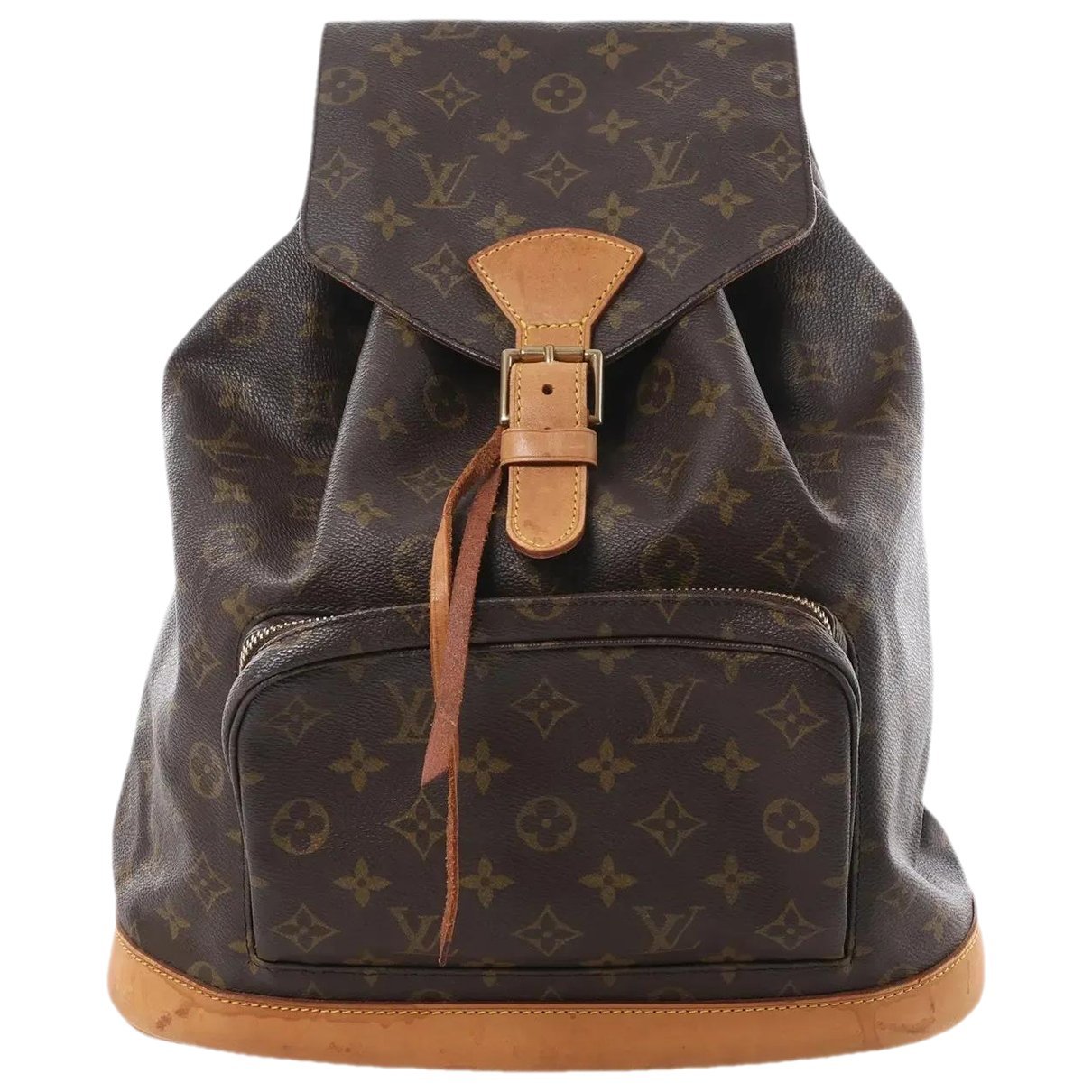 Montsouris leather backpack