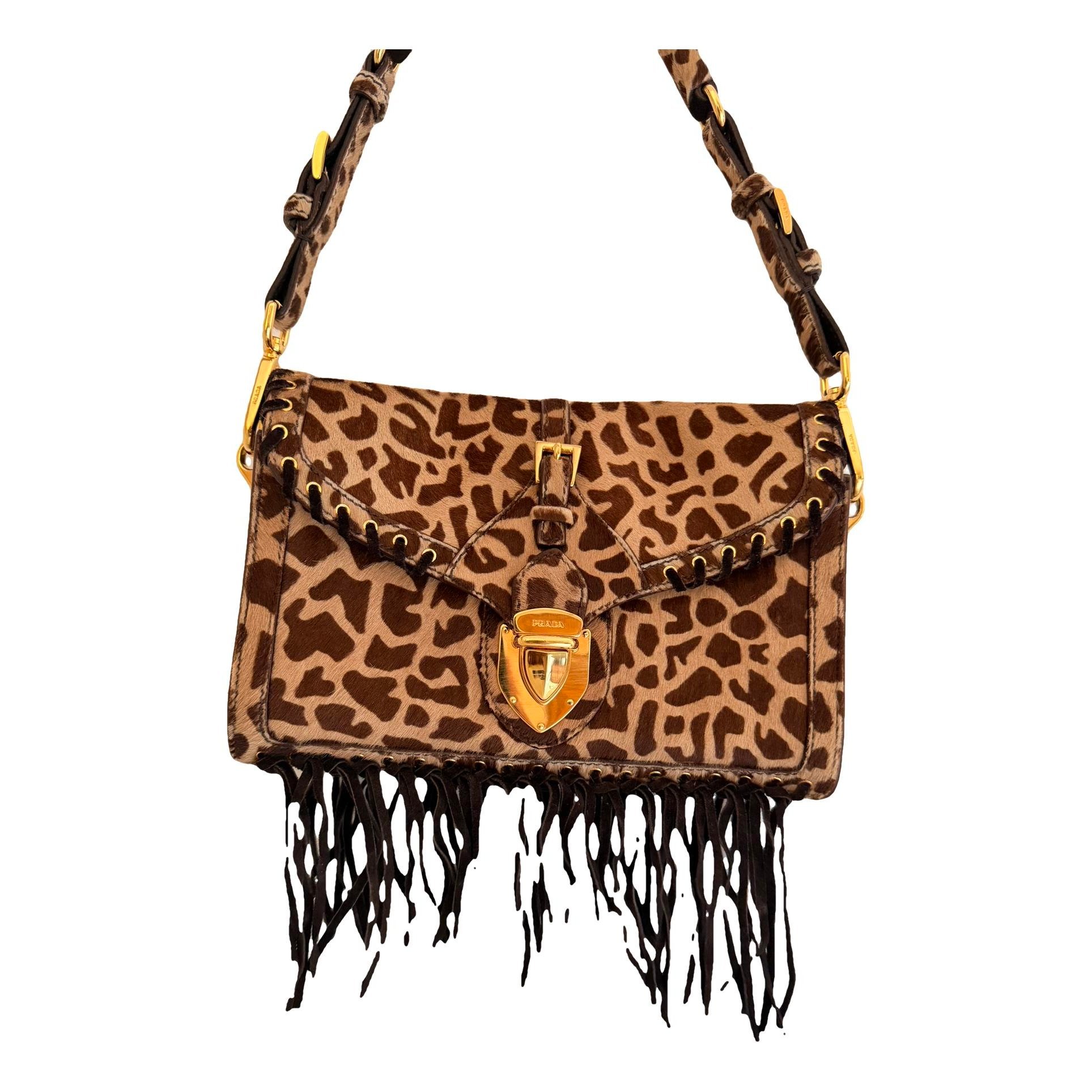 Pony-style calfskin clutch bag