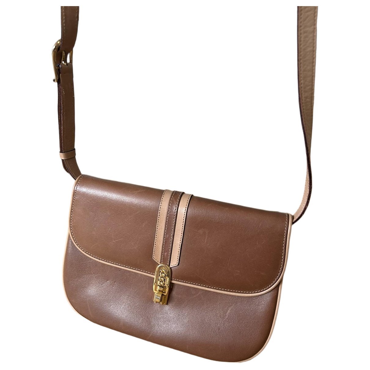 Classic leather crossbody bag