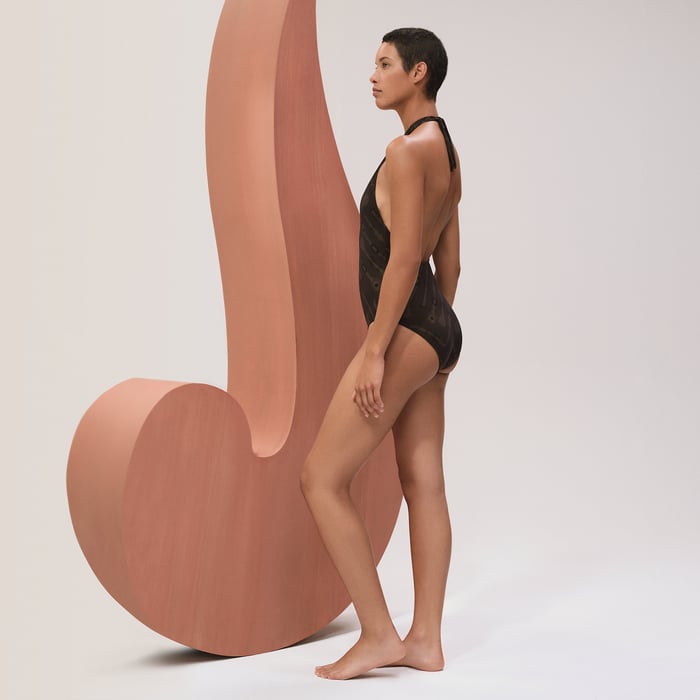 Marron Fusain Emela Swimsuit