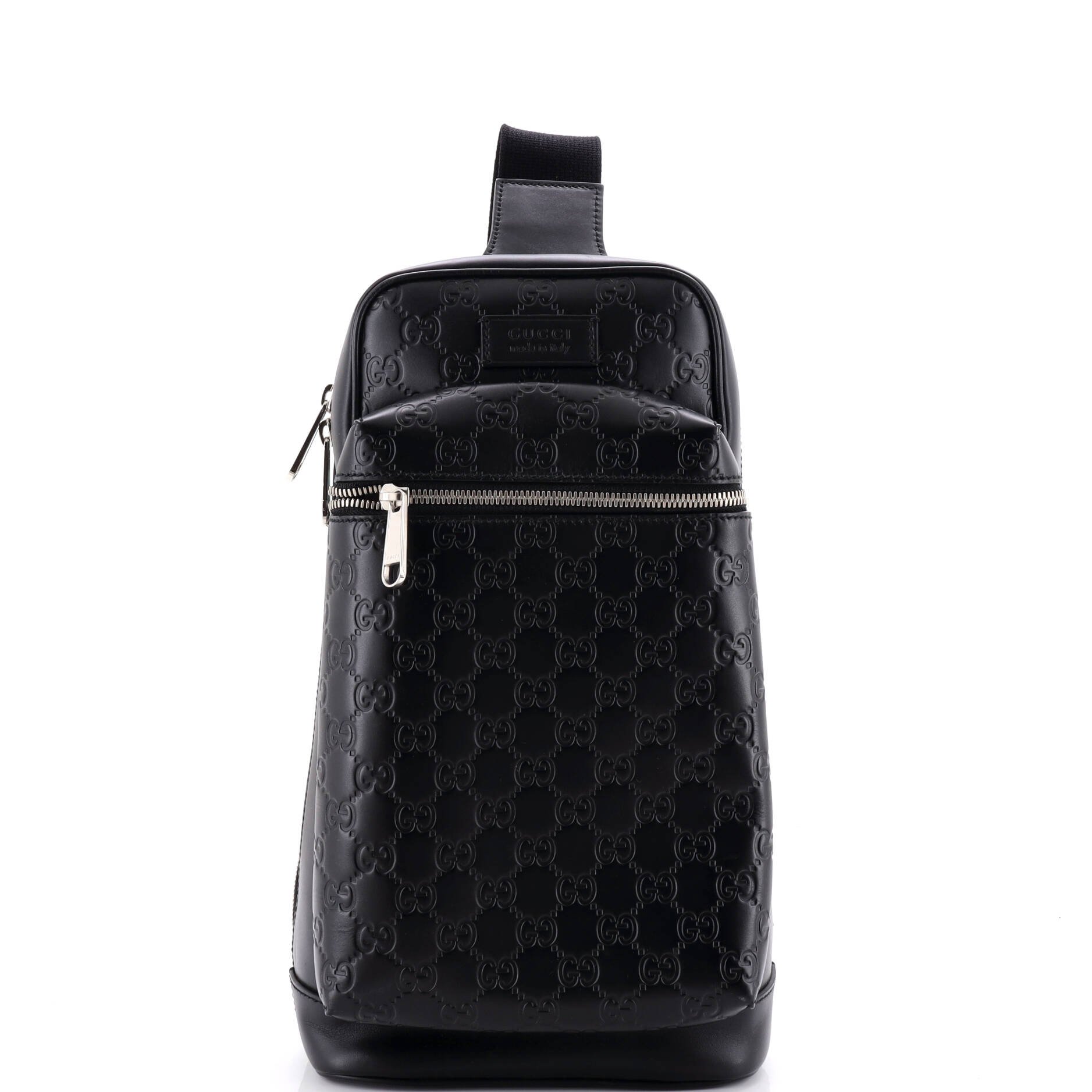 Signature Slim Crossbody Bag Guccissima Leather Small