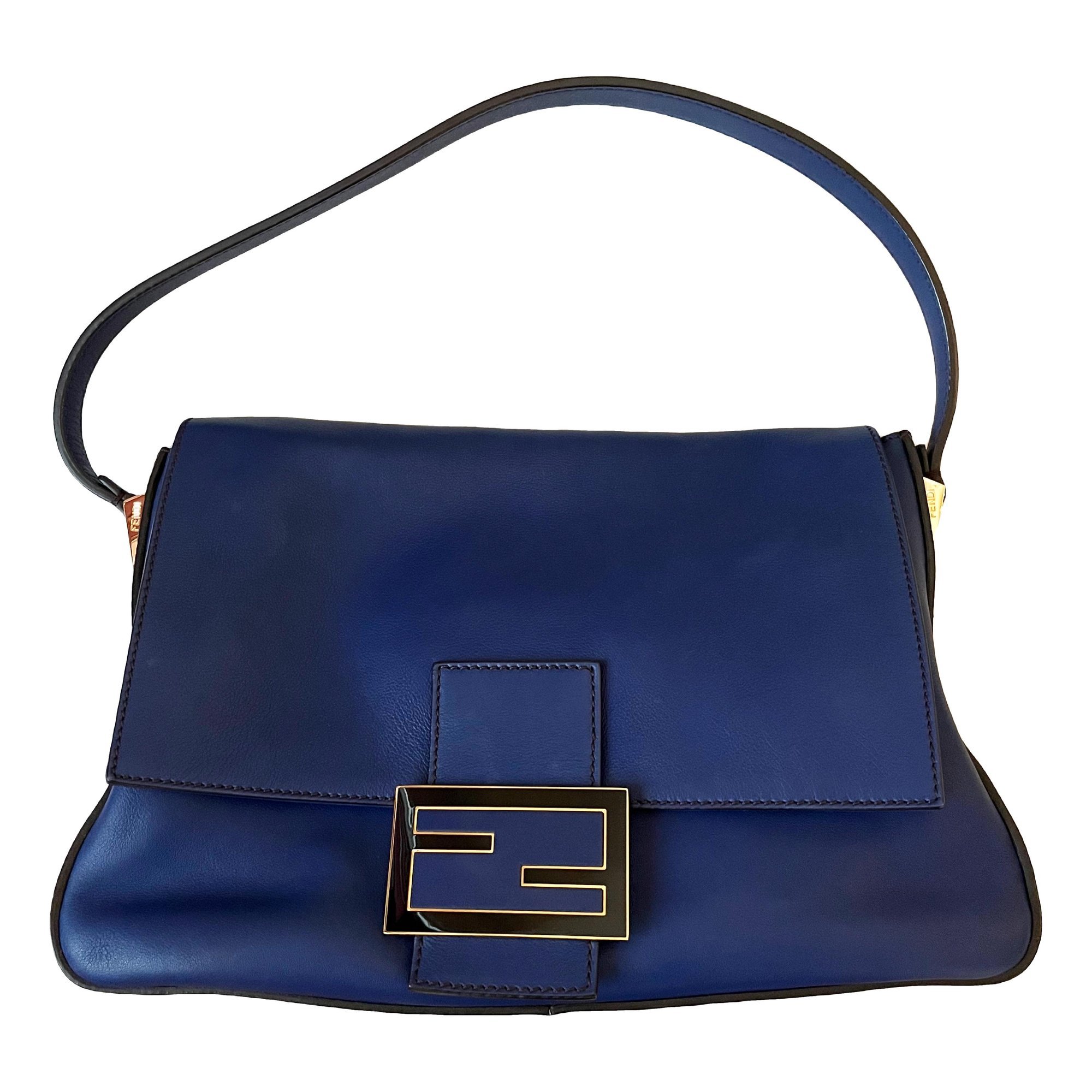 Baguette leather handbag