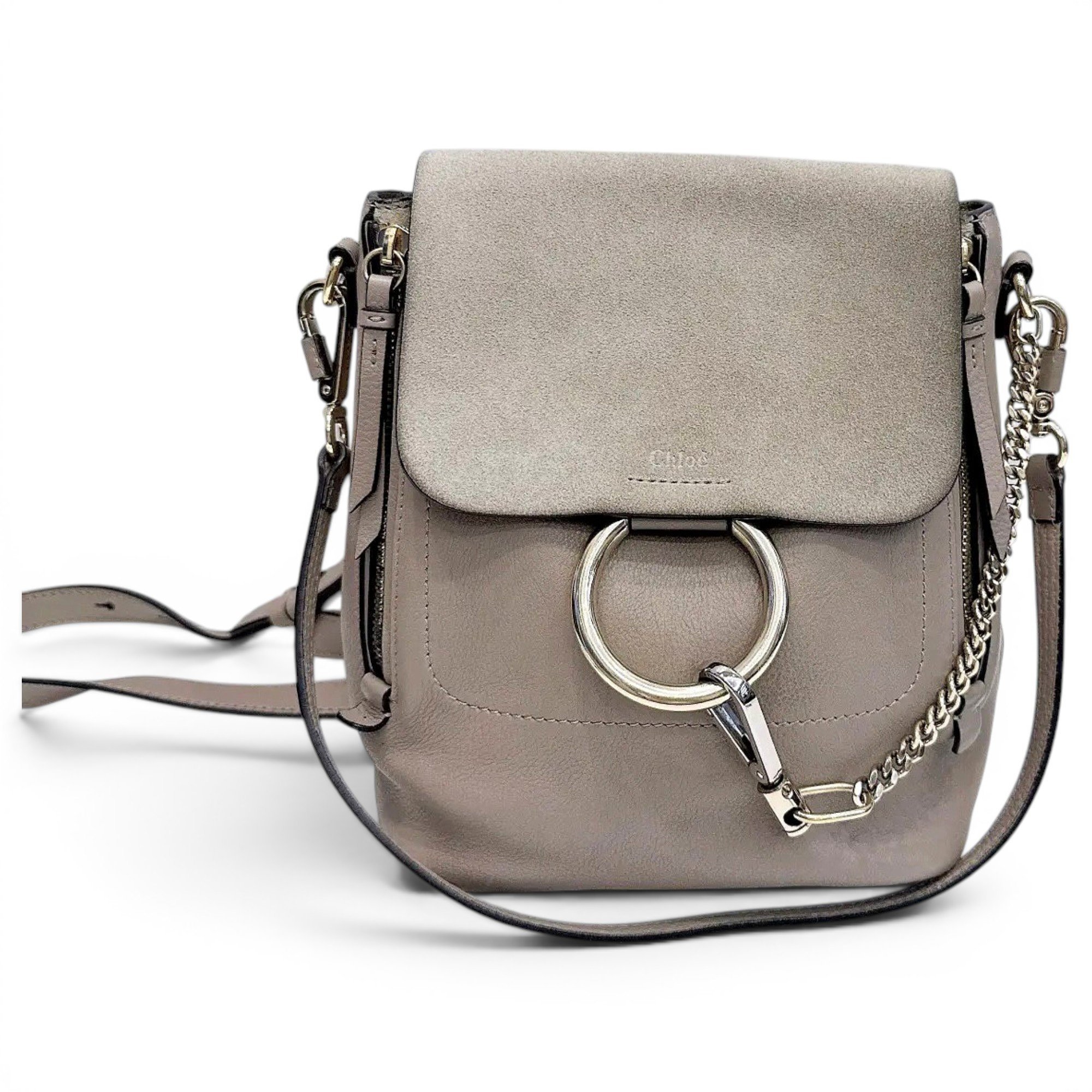 Faye leather backpack