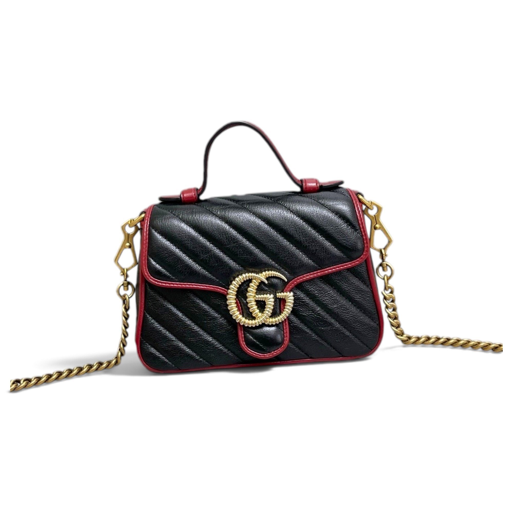 GG Marmont Flap leather handbag