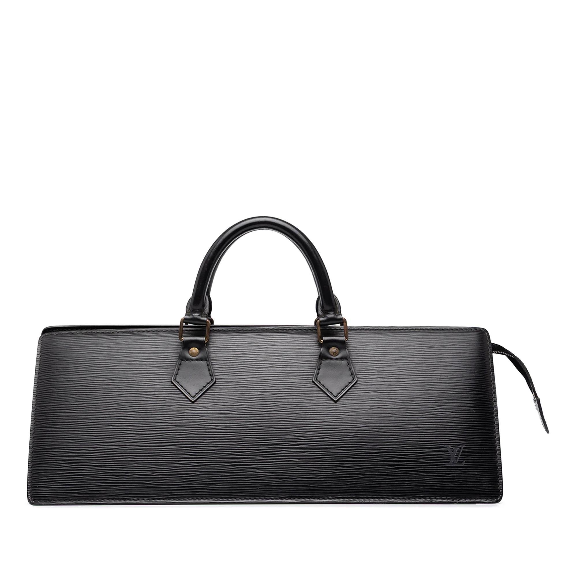 Triangle leather handbag