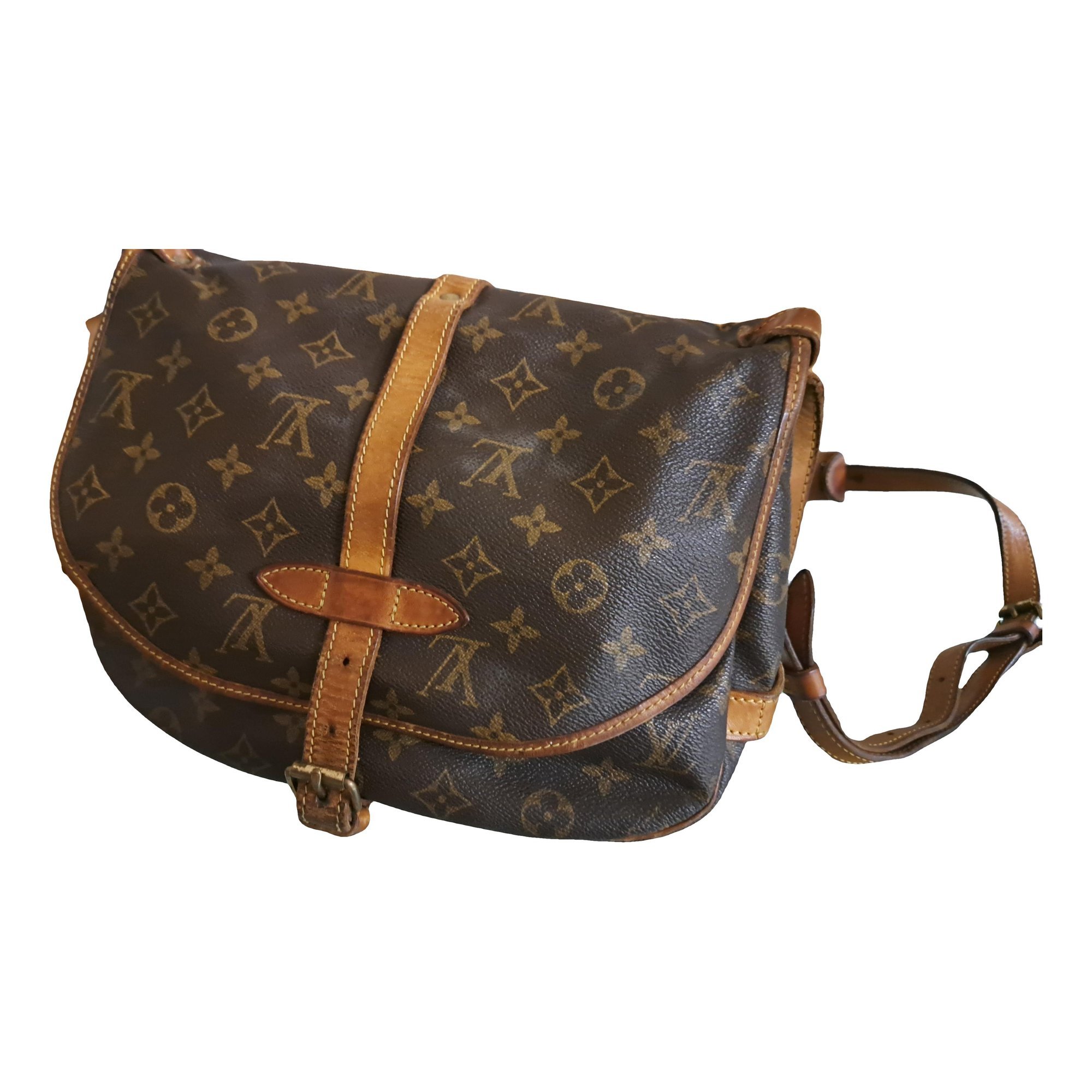 Saumur leather crossbody bag