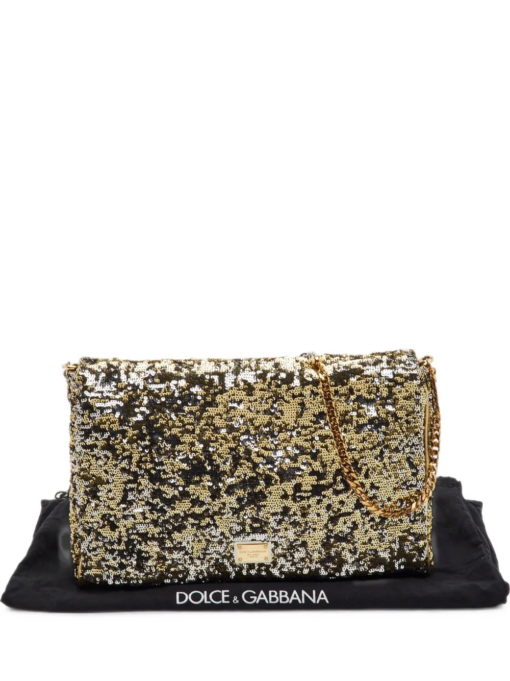 Miss Charles sequinned shoulder bag