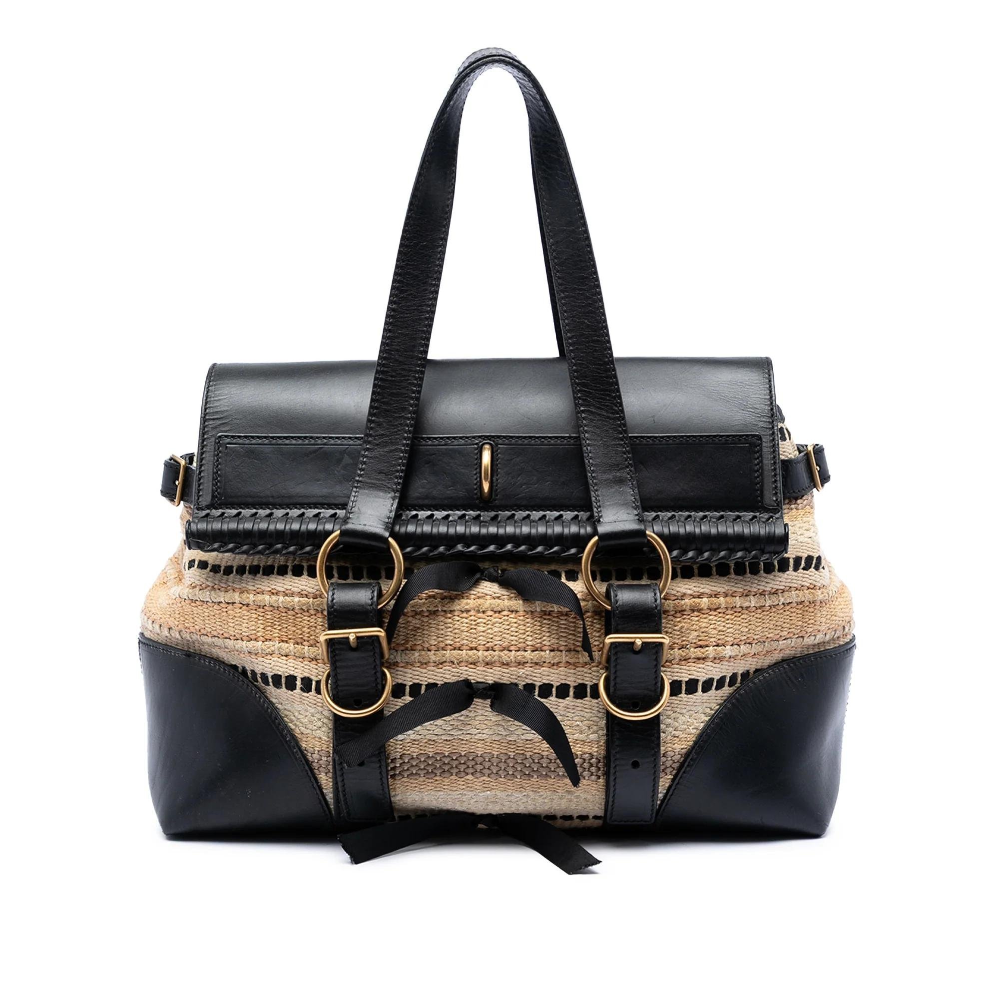 Leather handbag