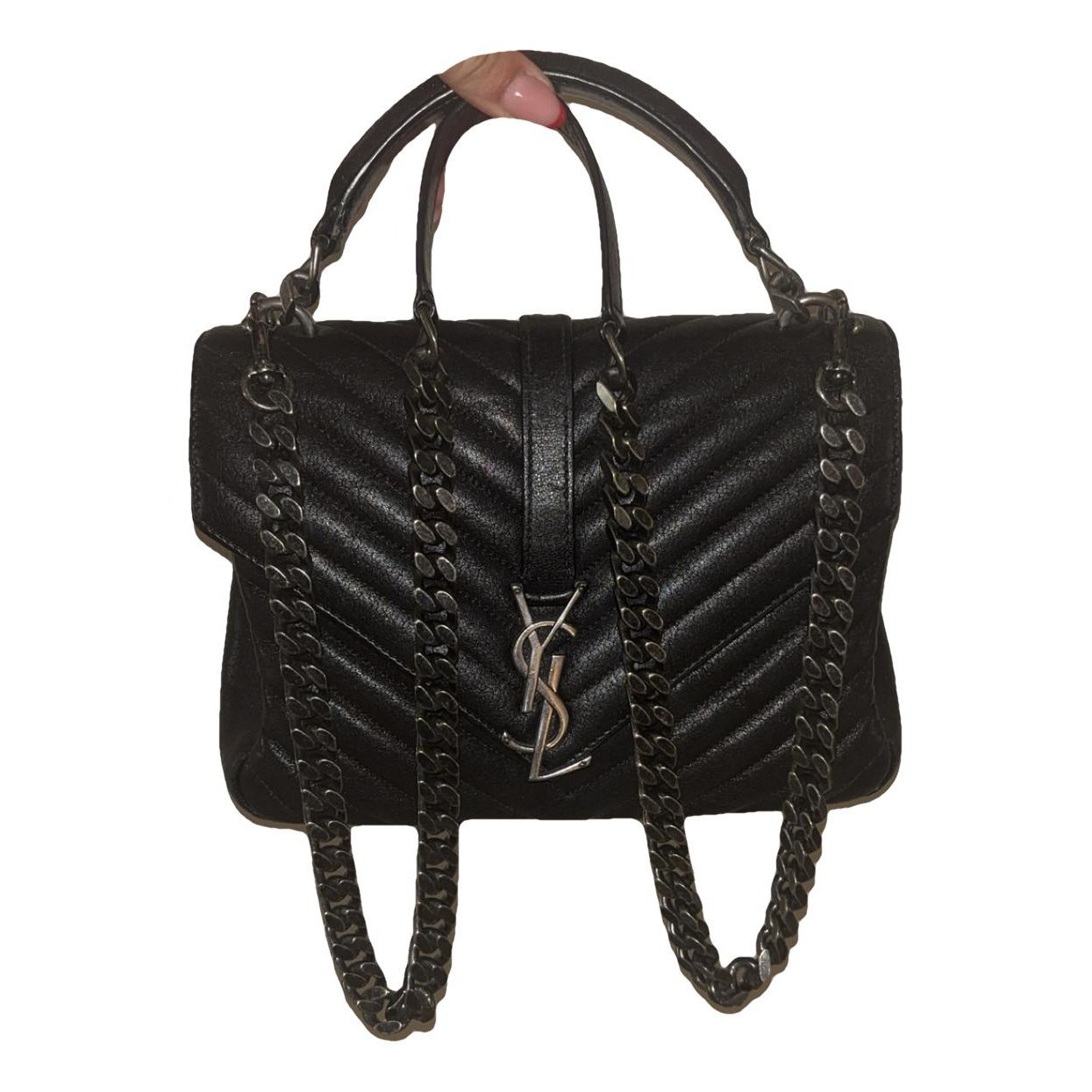 Leather handbag